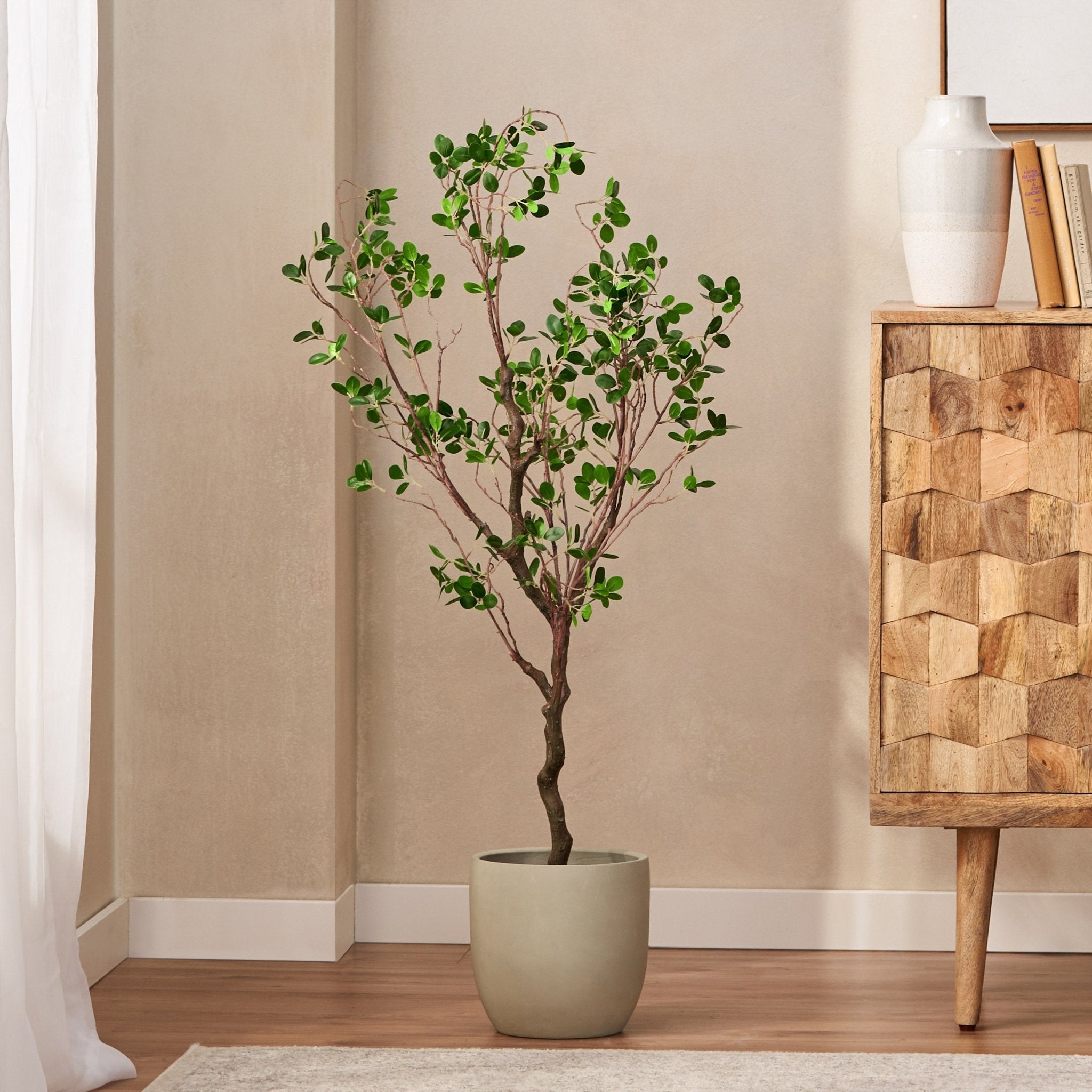 Veracity Artificial Milan Leaves Bonsai - Potted Plants
