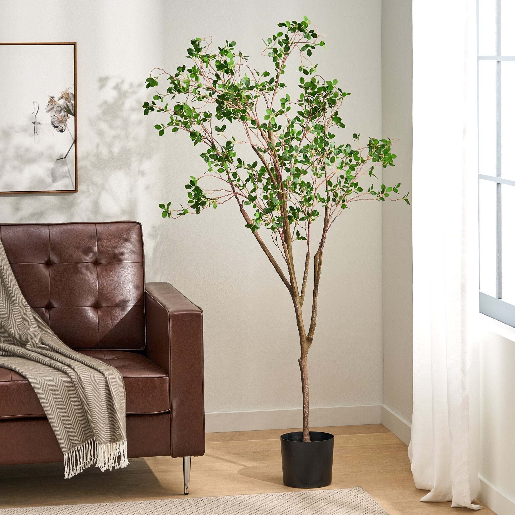 Veracity Artificial Milan Leaves Bonsai - Potted Plants