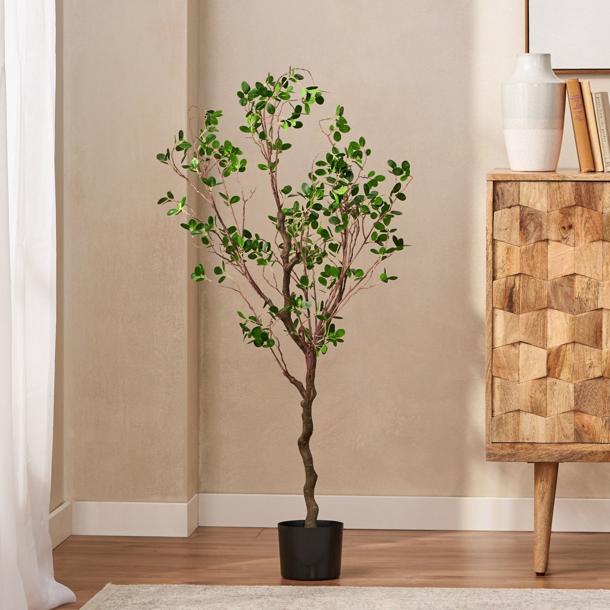 Veracity Artificial Milan Leaves Bonsai - Potted Plants