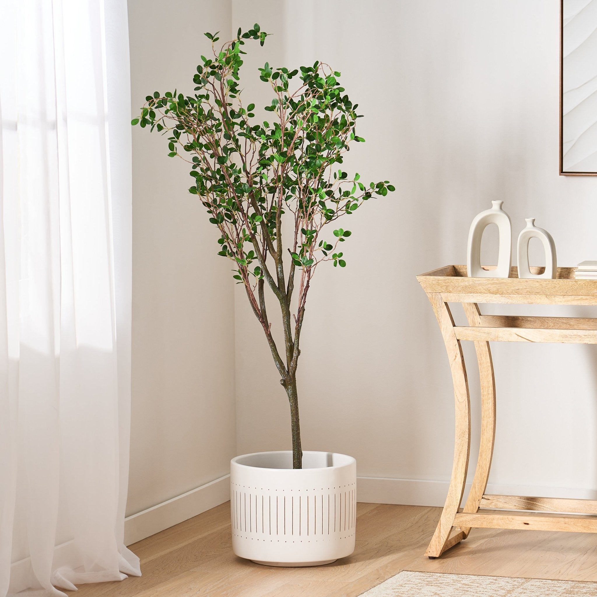 Veracity Artificial Milan Leaves Bonsai - Potted Plants