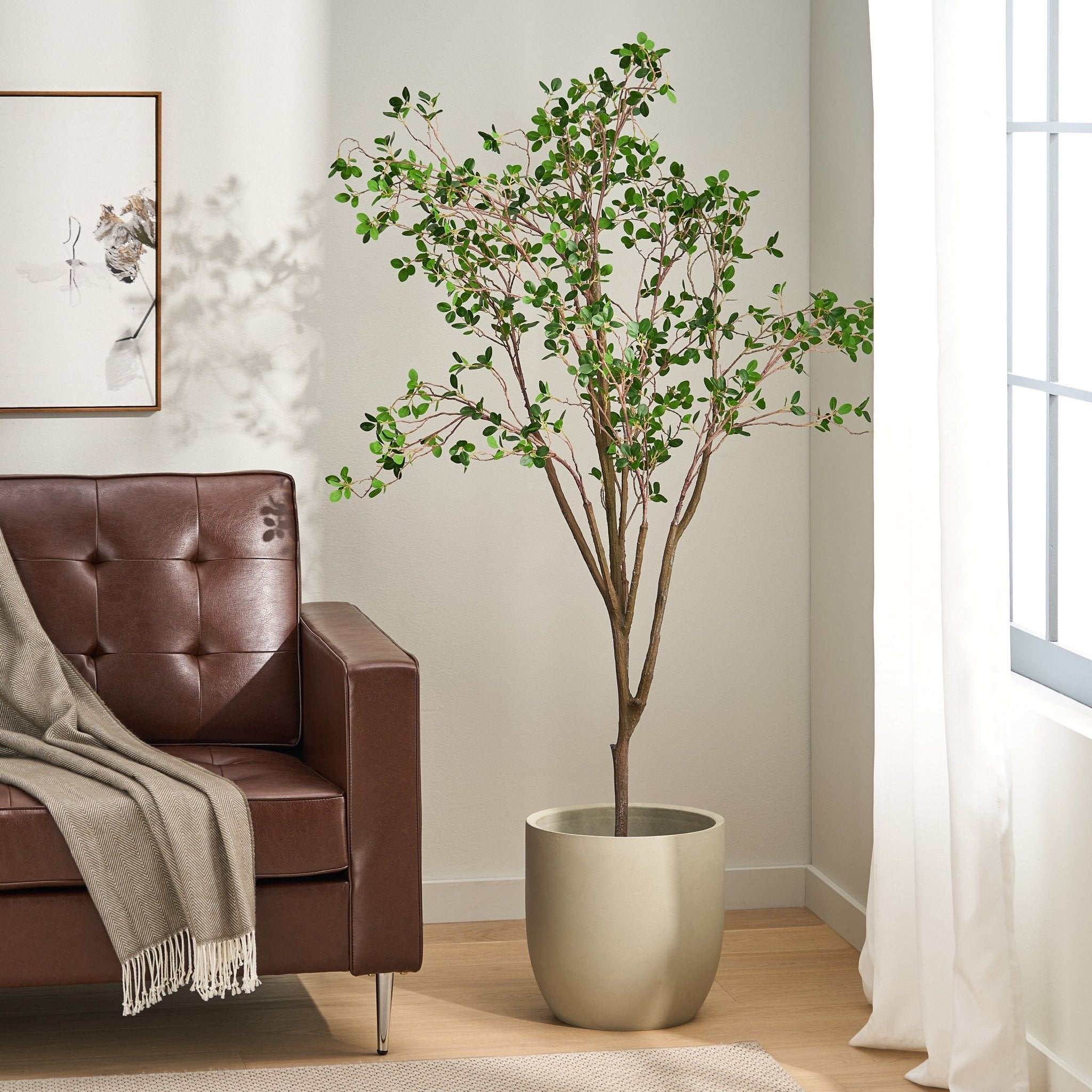 Veracity Artificial Milan Leaves Bonsai - Potted Plants