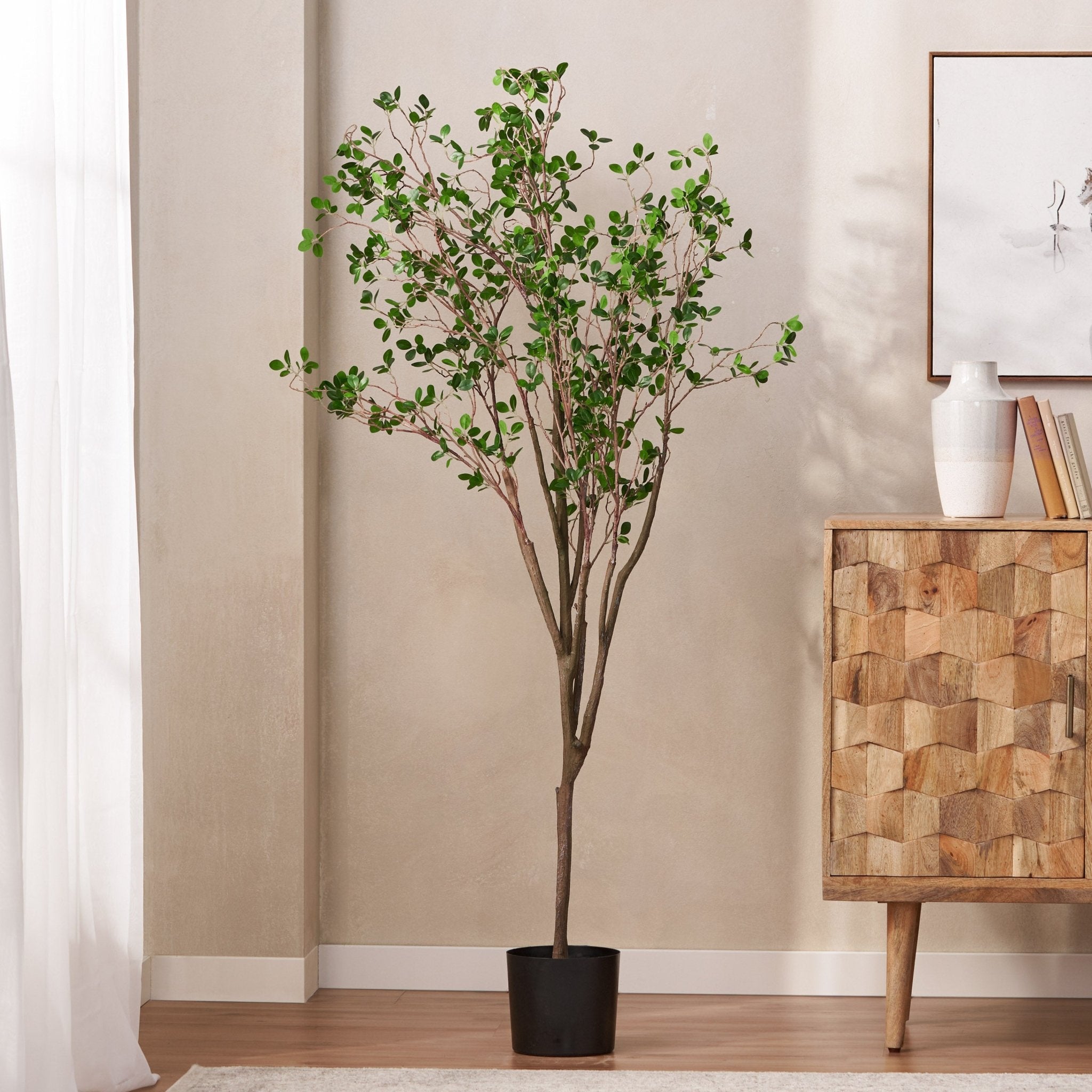 Veracity Artificial Milan Leaves Bonsai - Potted Plants