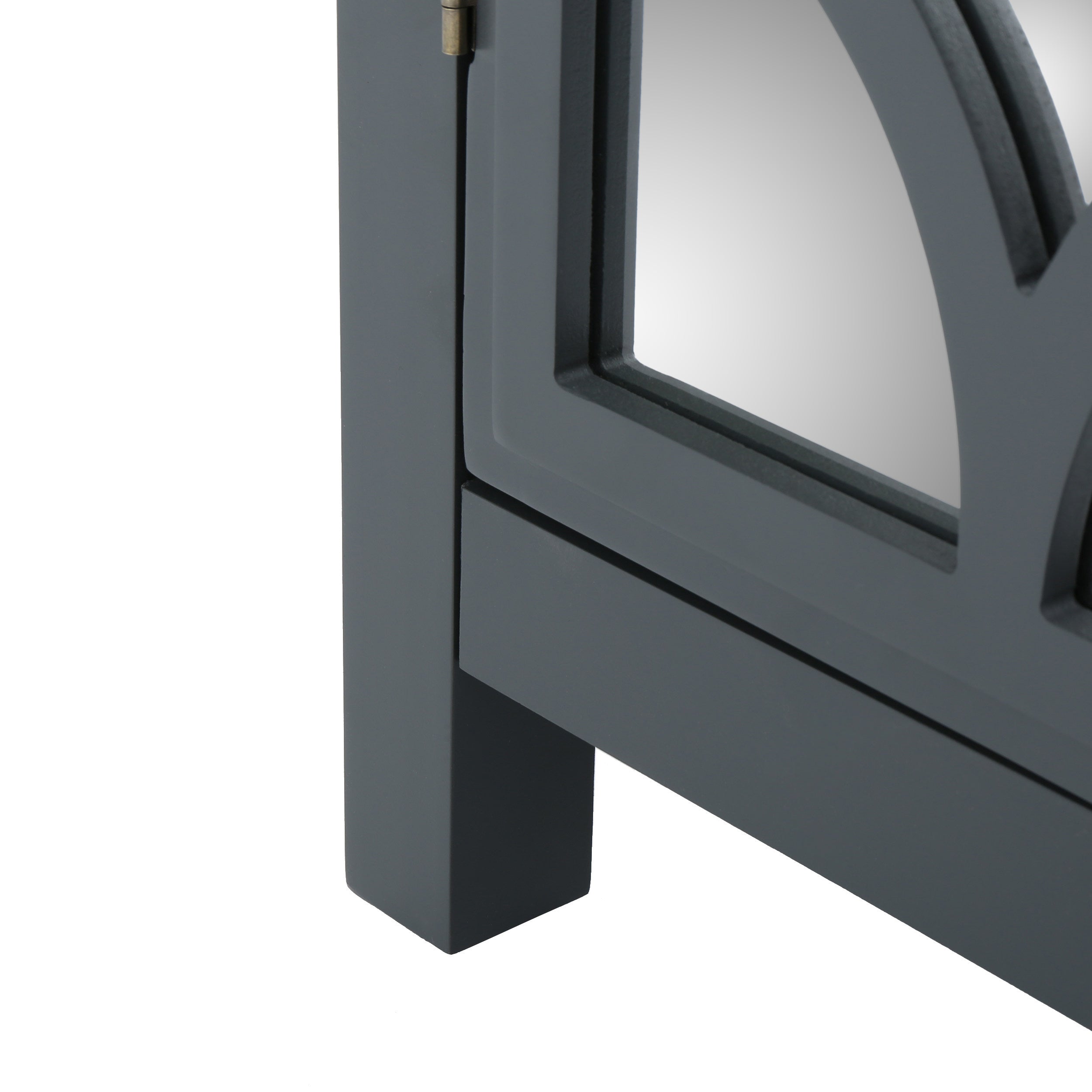 Firwood Mirror Finished Double Door Cabinet