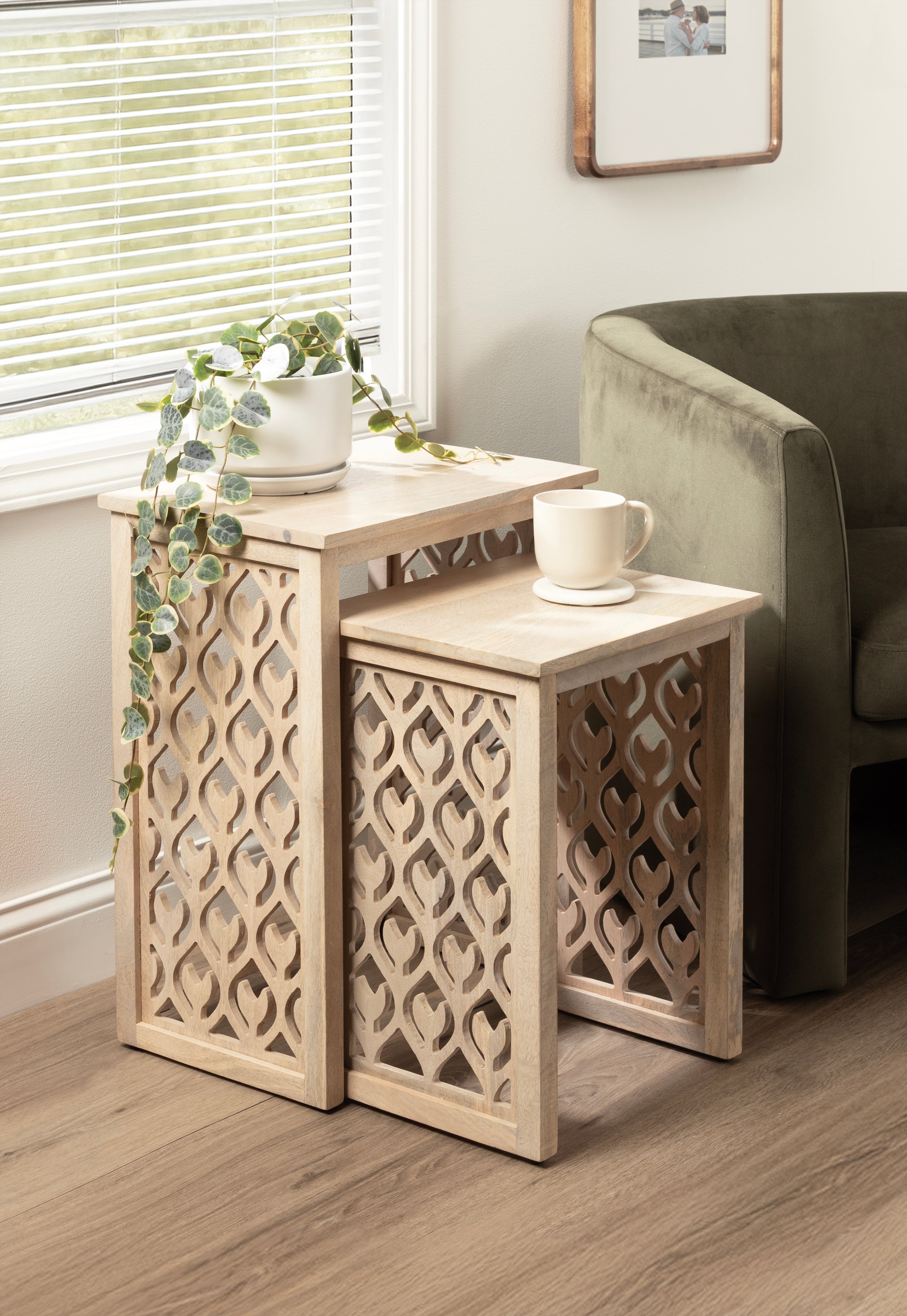 Karni Wooden Nesting Tables