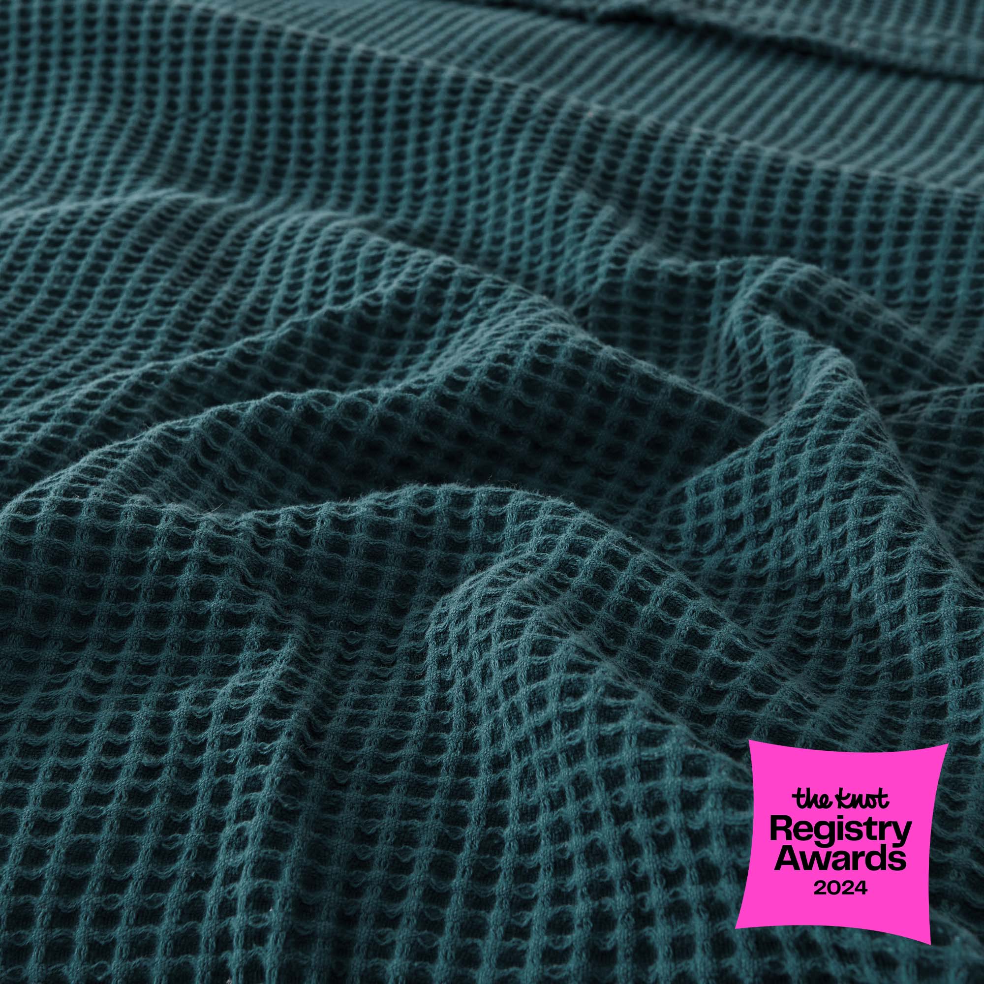 100% Cotton Waffle Weave Blanket