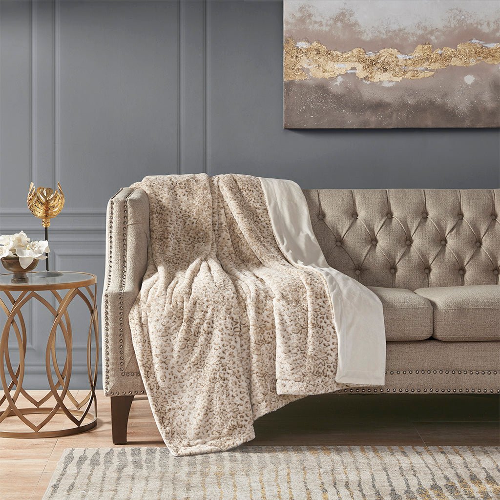 Wander Throw with Soft Faux Fur Face - Throws