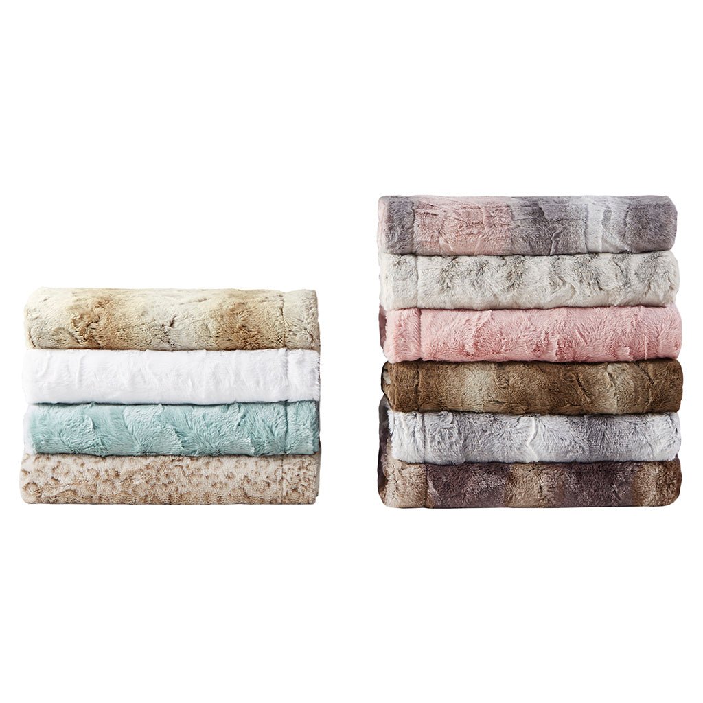 Wander Throw with Soft Faux Fur Face - Throws