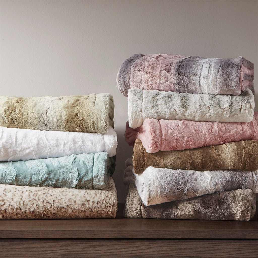 Wander Throw with Soft Faux Fur Face - Throws