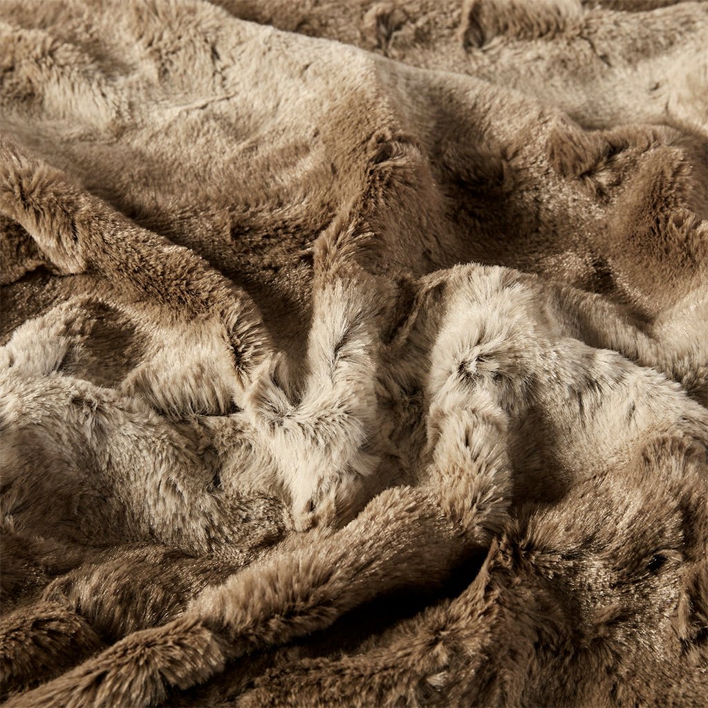 Wander Throw with Soft Faux Fur Face - Throws