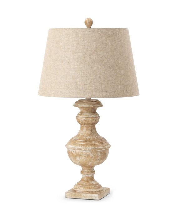 Waverly 32” Beige Farmhouse Polyresin Table Lamp, (Set of 2) - Table Lamps