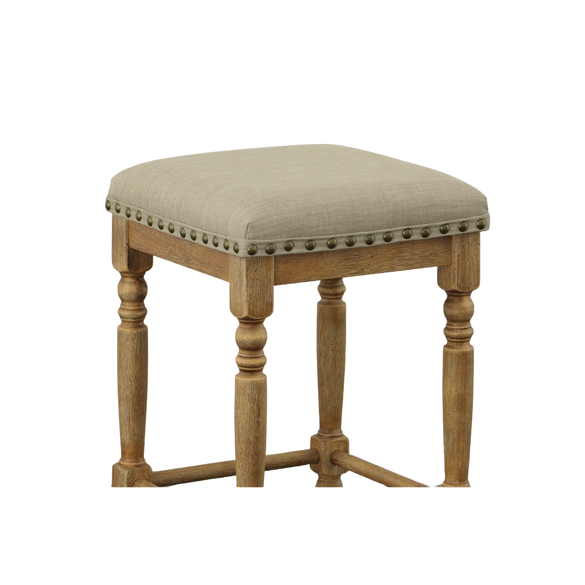 Set of Brittany Upholstered Stools