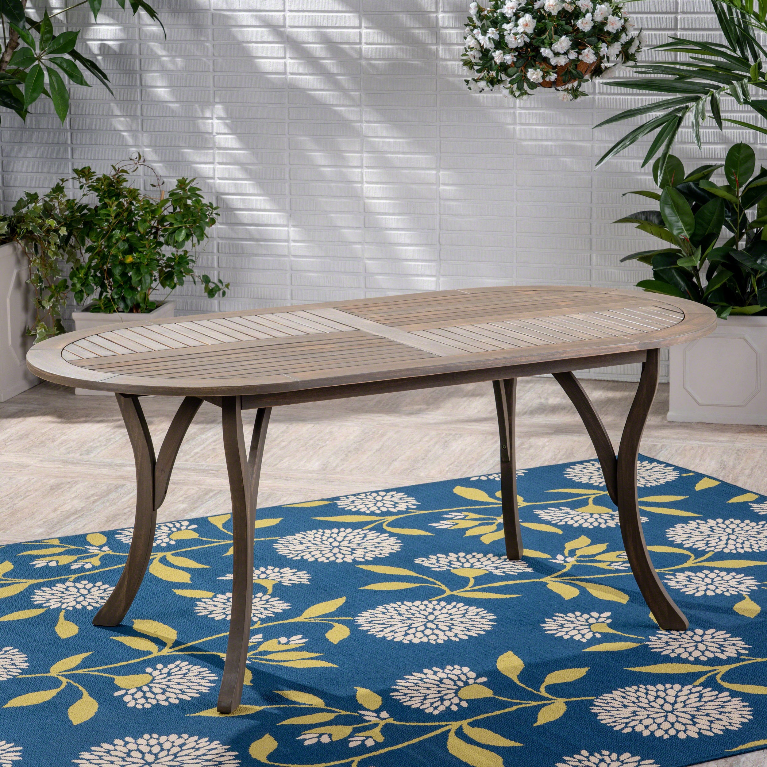 Hermosa Acacia Wood 70" Dining Table