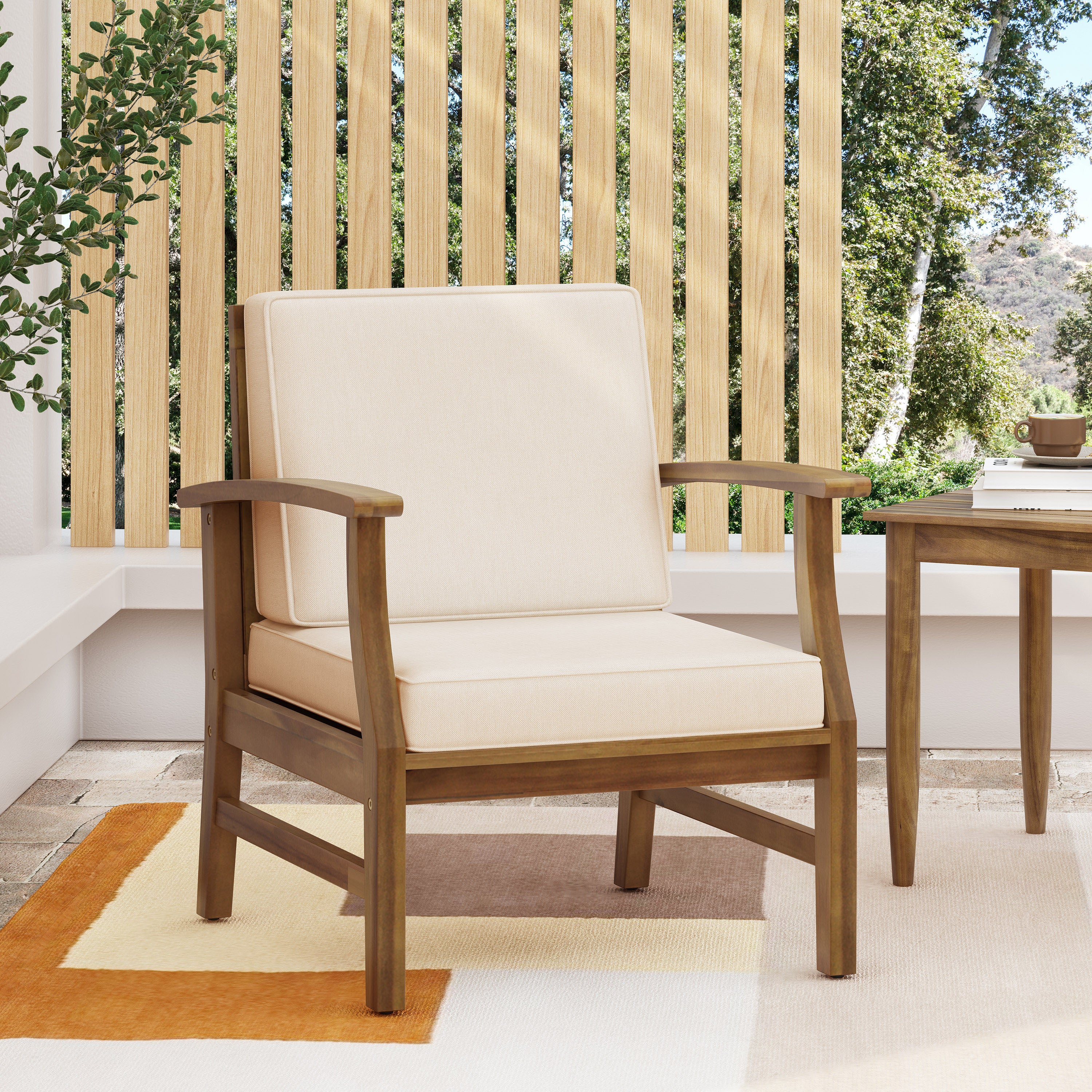 Perla Outdoor Club Chair