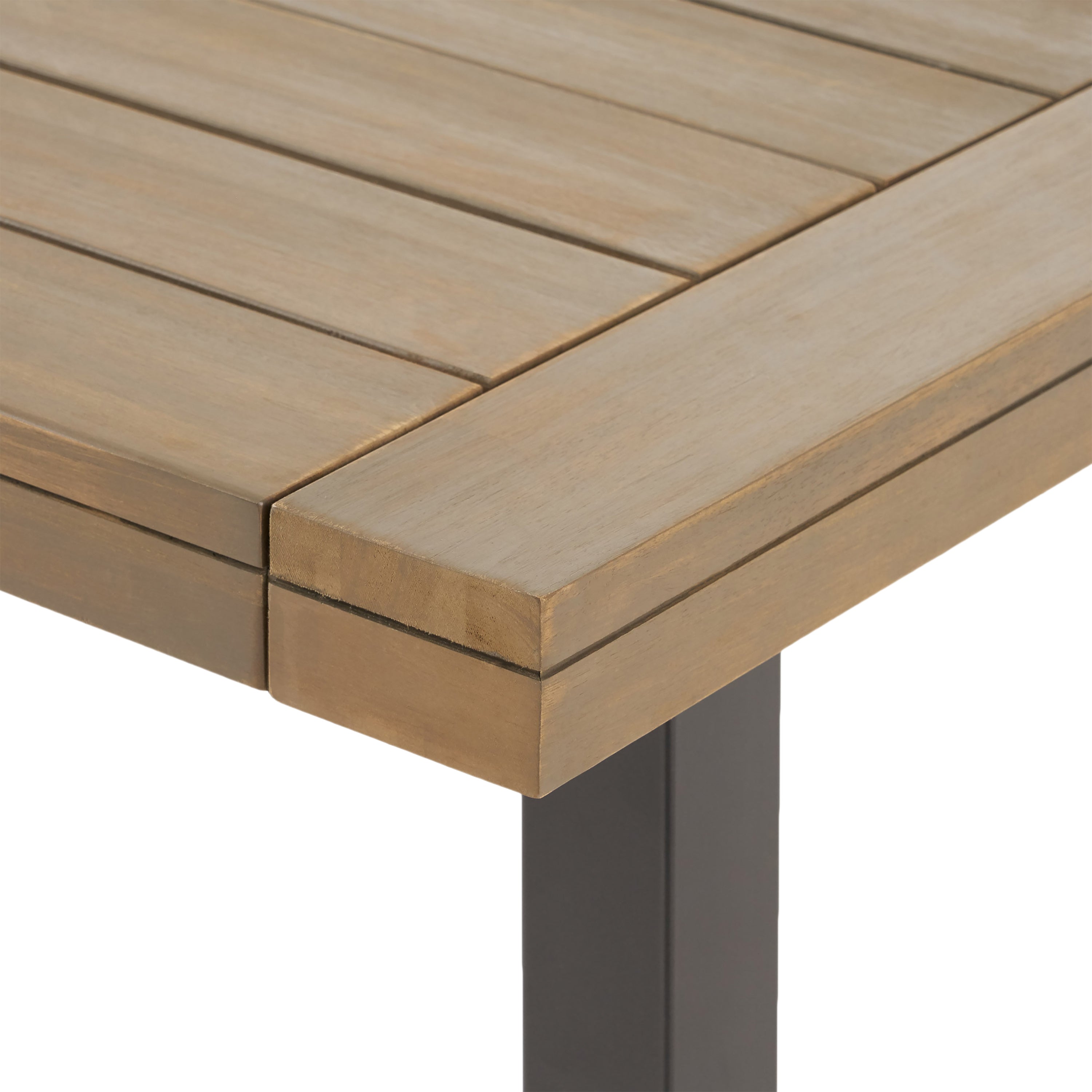 Pier1 Acacia Wood Outdoor Dining Table - Thumbnail 5