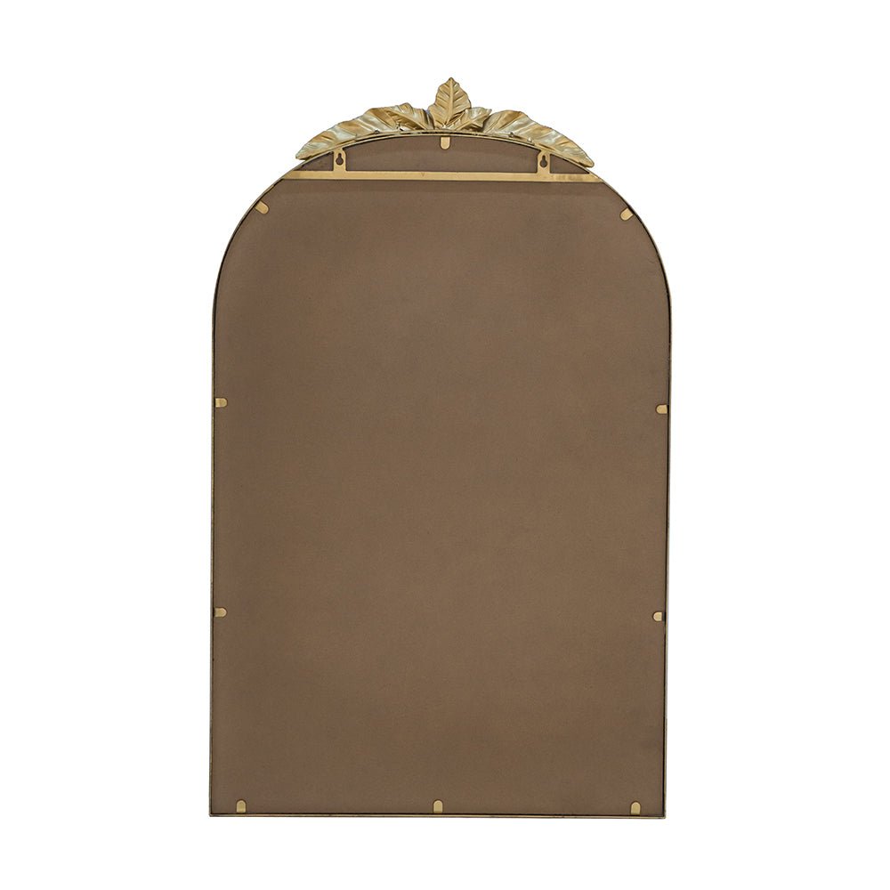 Wonderer Arched Wall Mirror with Metal Frame - Mirrors