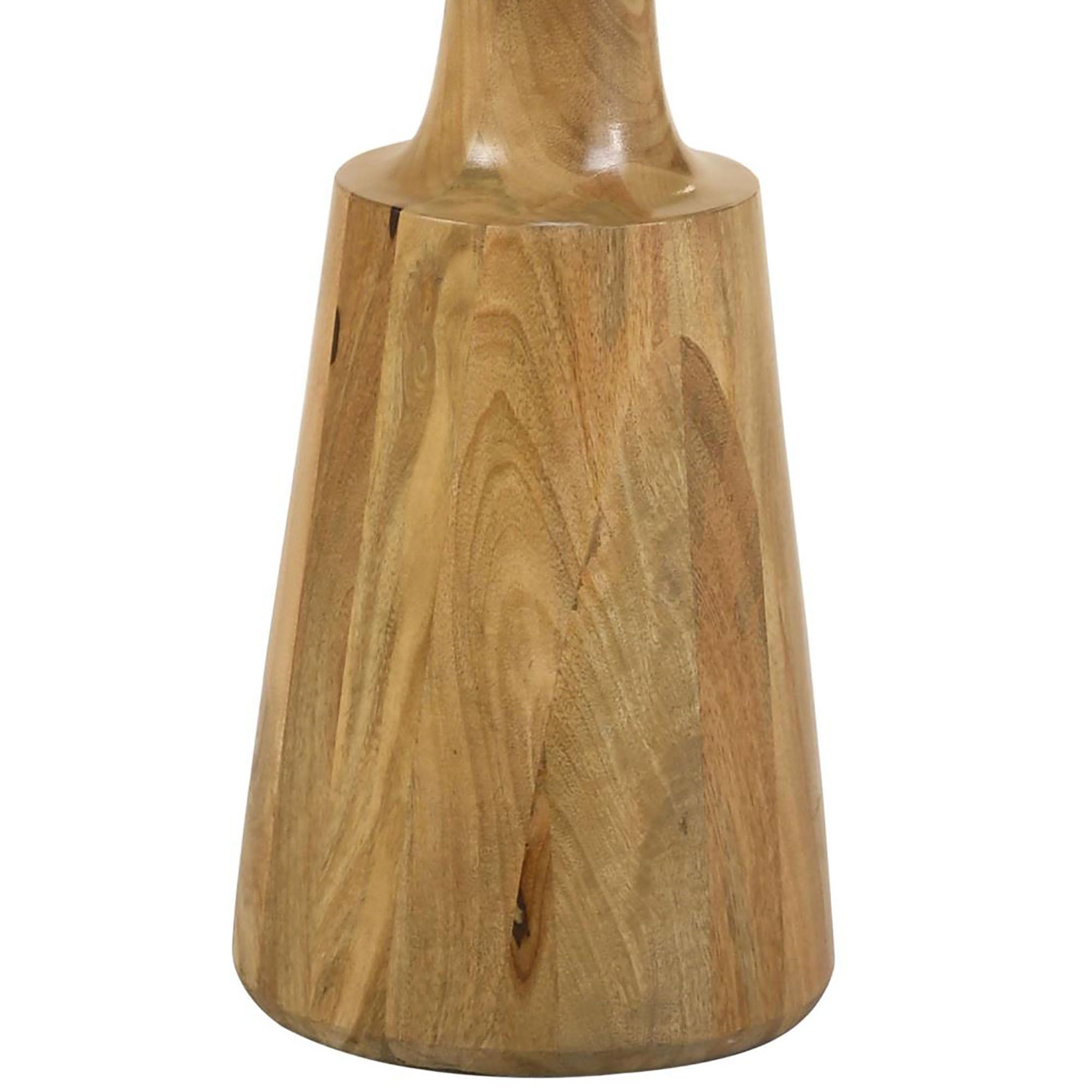 Wood Accent Table with Round Table Top and Pedestal Base - Side Tables