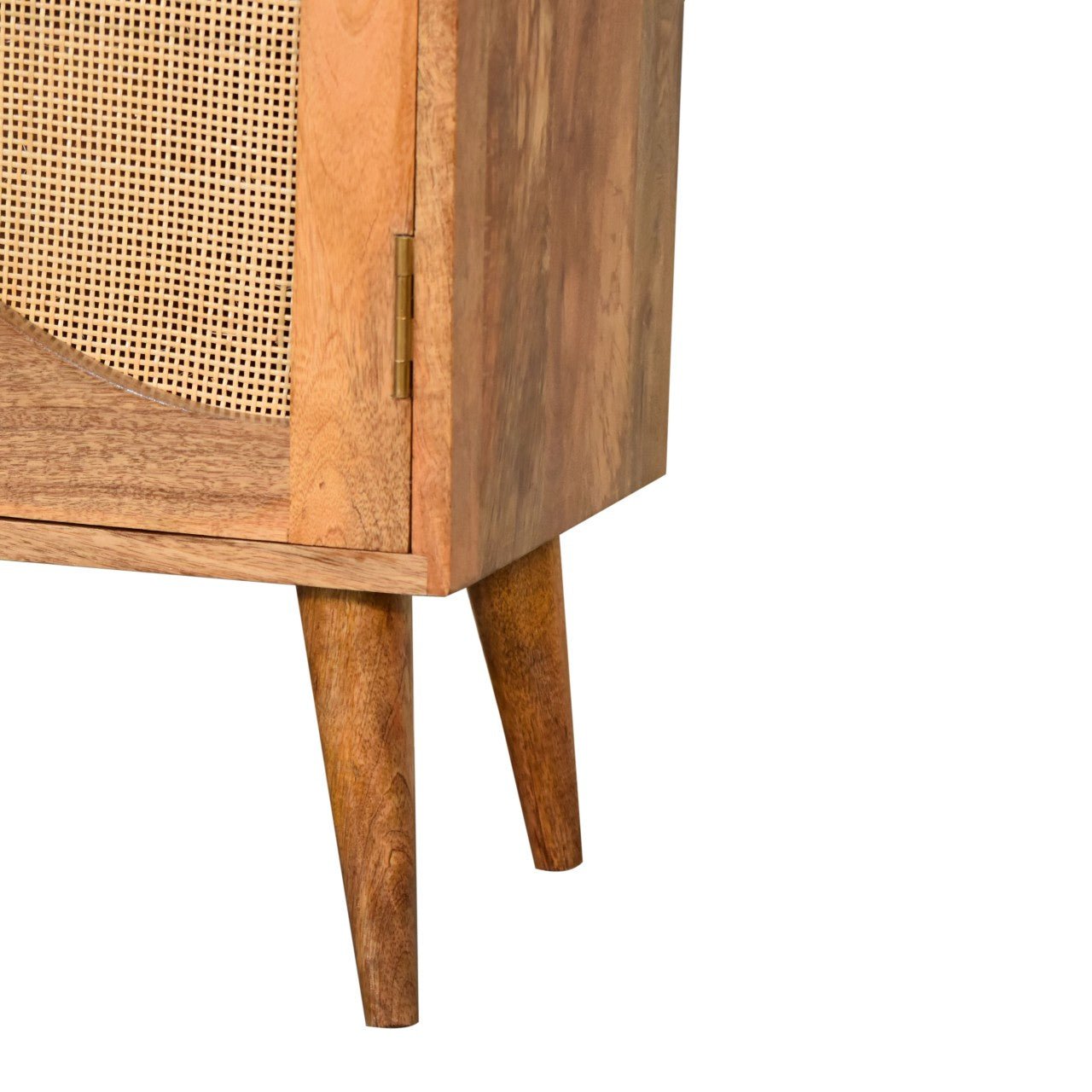 Wood Close - knit Leaf Cabinet with 2 Shelves - Cabinets