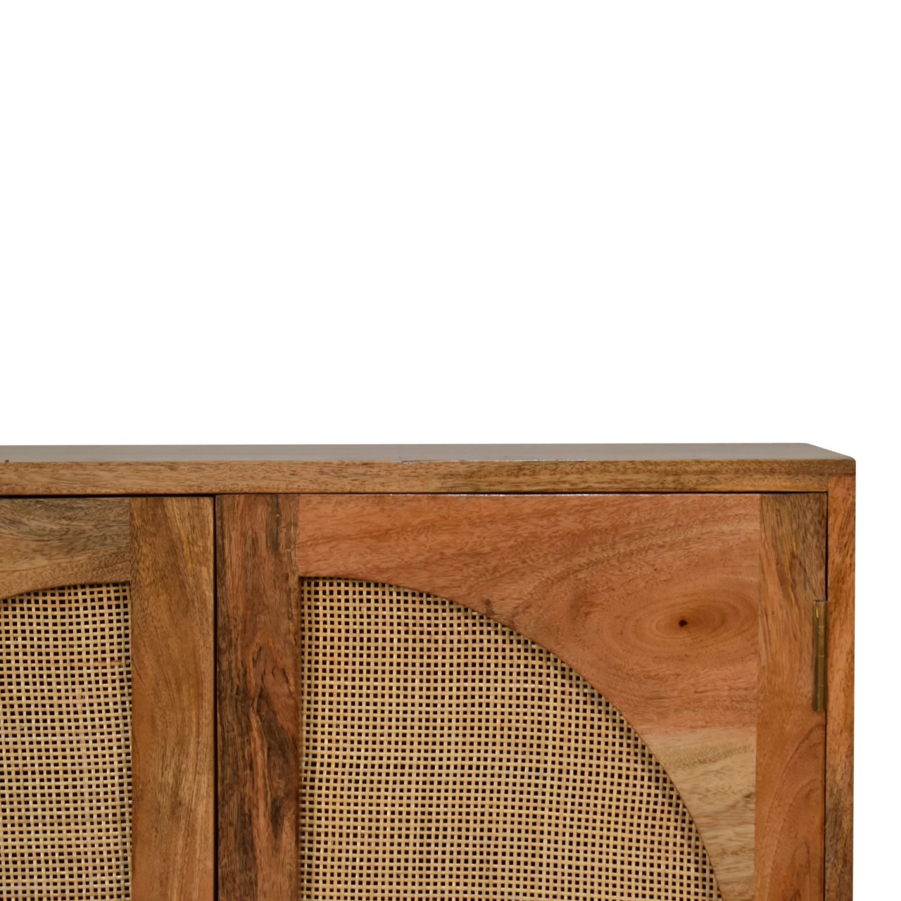 Wood Close - knit Leaf Cabinet with 2 Shelves - Cabinets