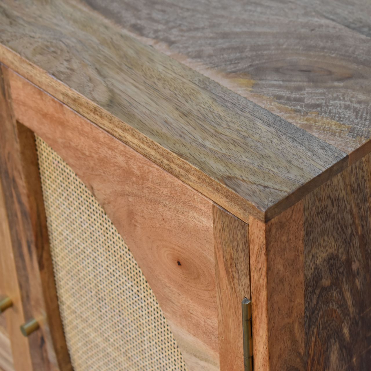 Wood Close - knit Leaf Cabinet with 2 Shelves - Cabinets