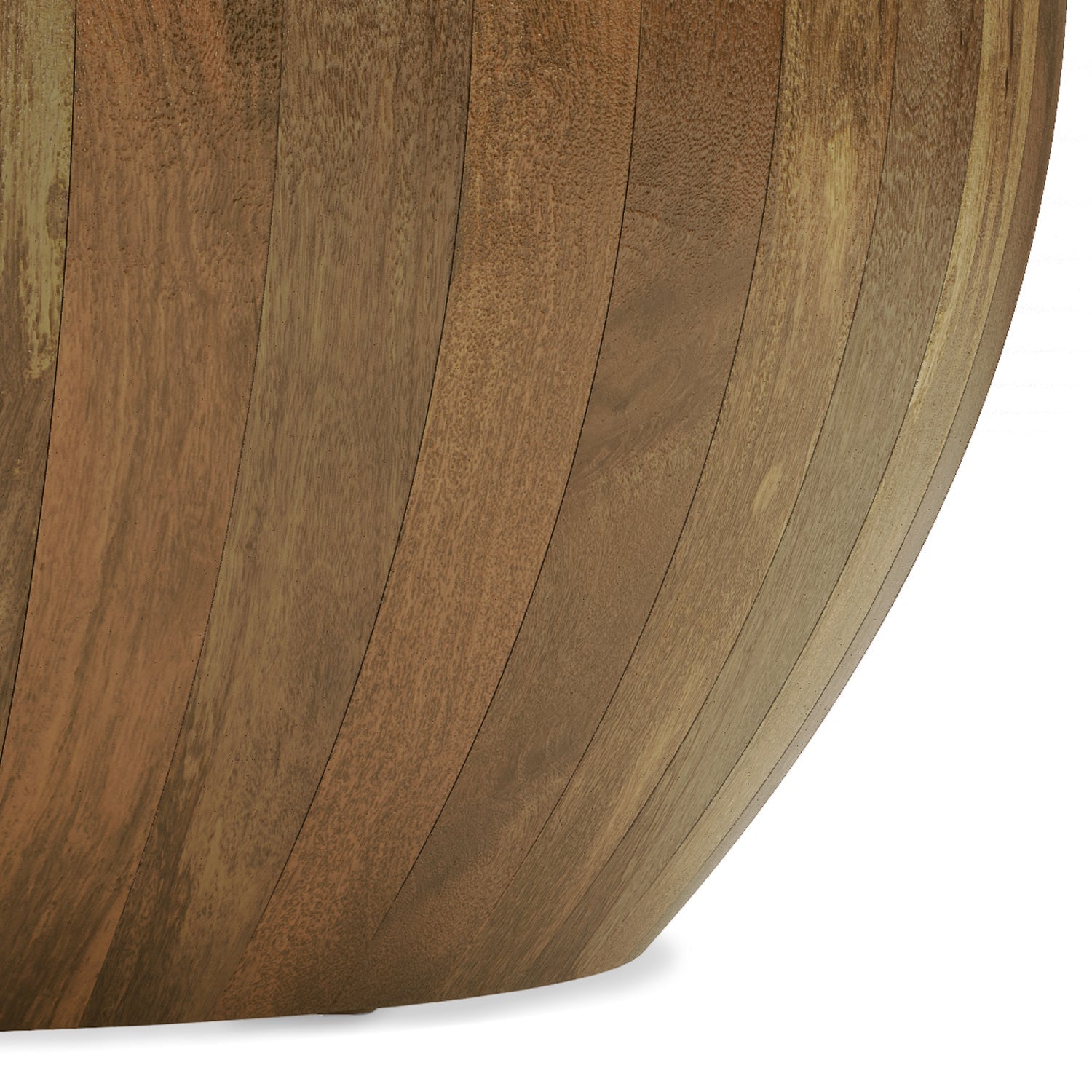 Wooden Drum - Shaped Coffee Table - Coffee Tables