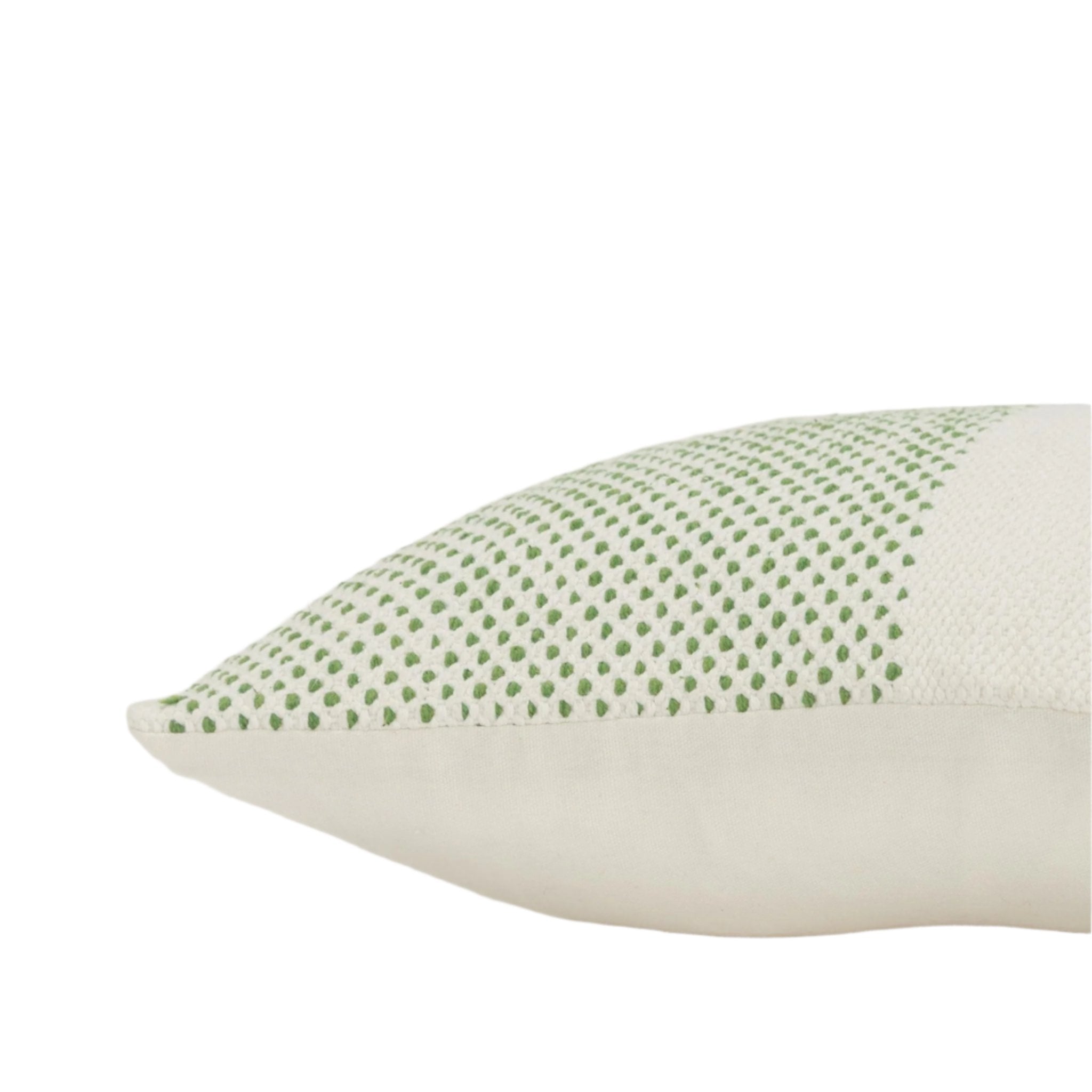 Woven 100% Cotton Color Block Stripe Decorative Throw Pillow - Lumbar Pillows