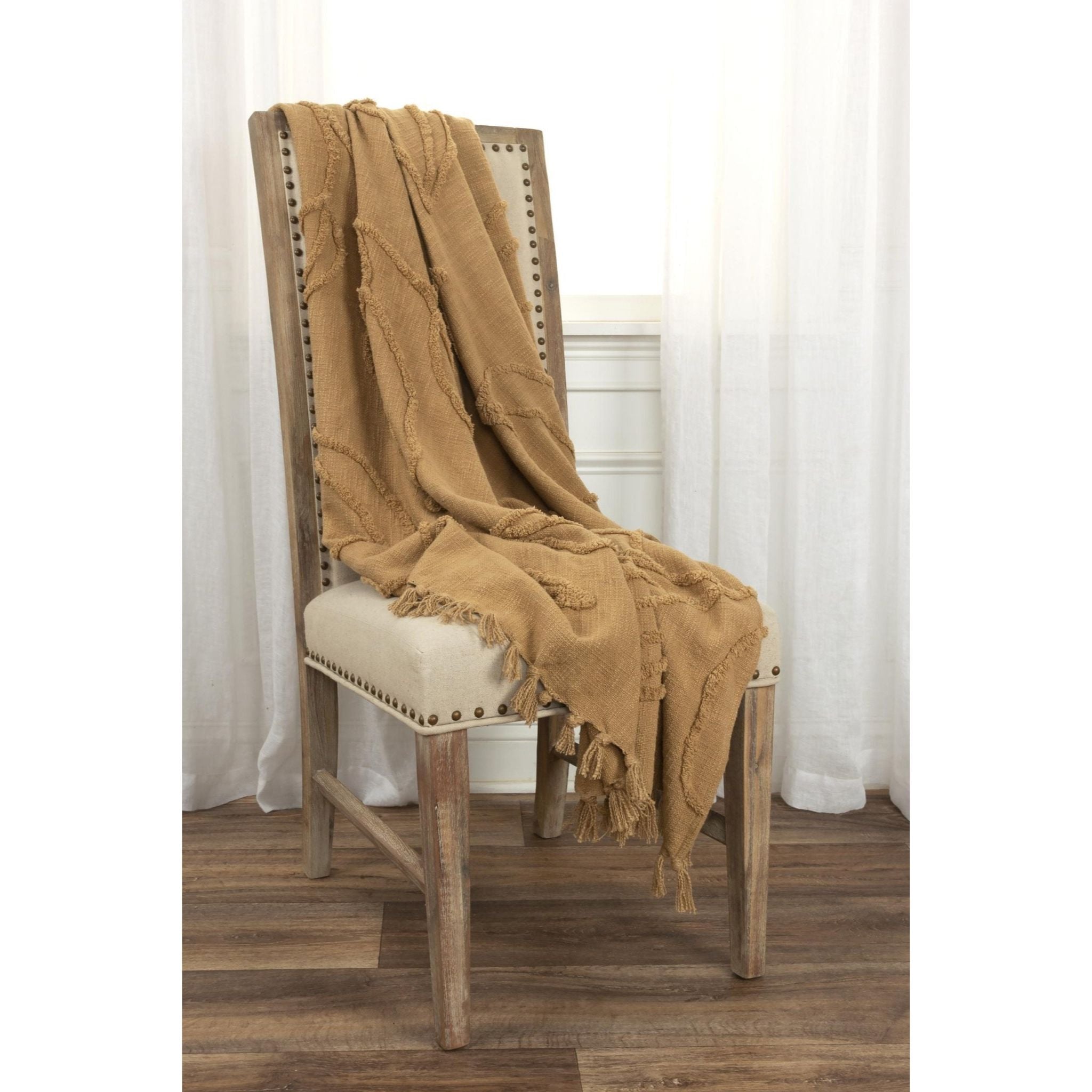 Woven Botanical 100% Woven Textured Cotton Throw - Pier 1
