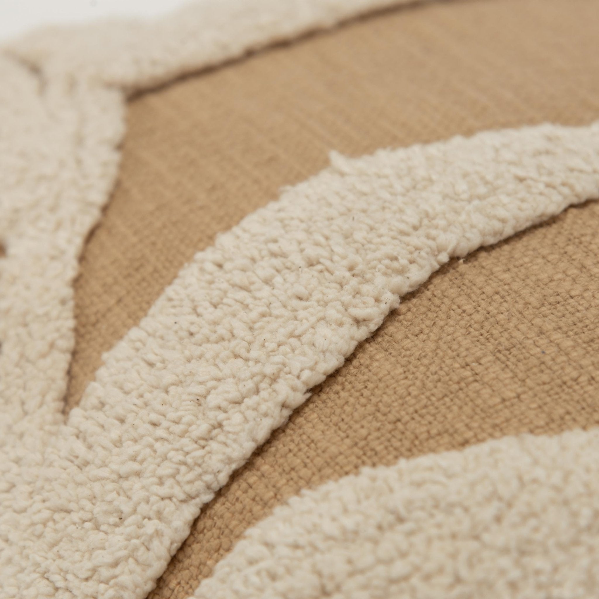 Woven Cotton Botanical Decorative Throw Pillow - Lumbar Pillows