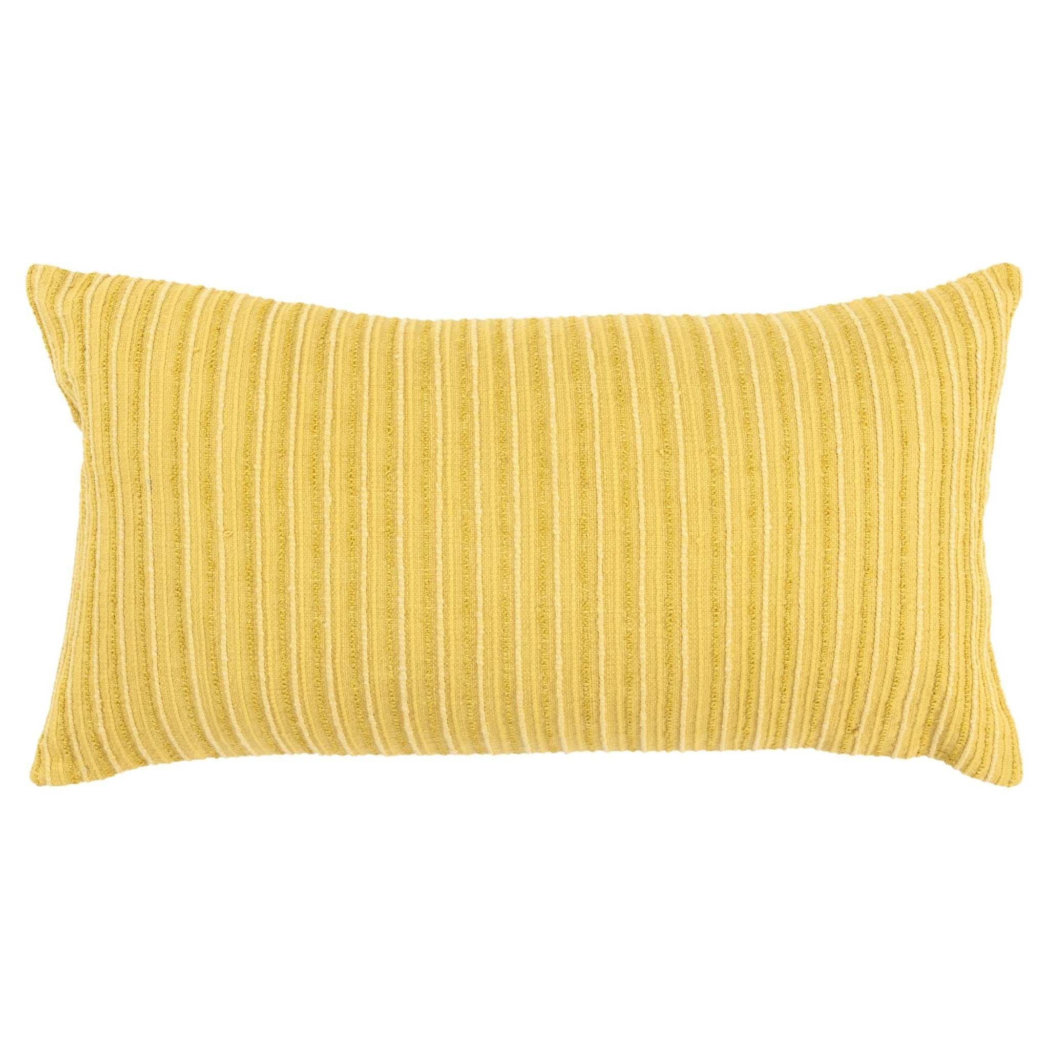Woven Stripe Lumbar Pillow - Thumbnail 4