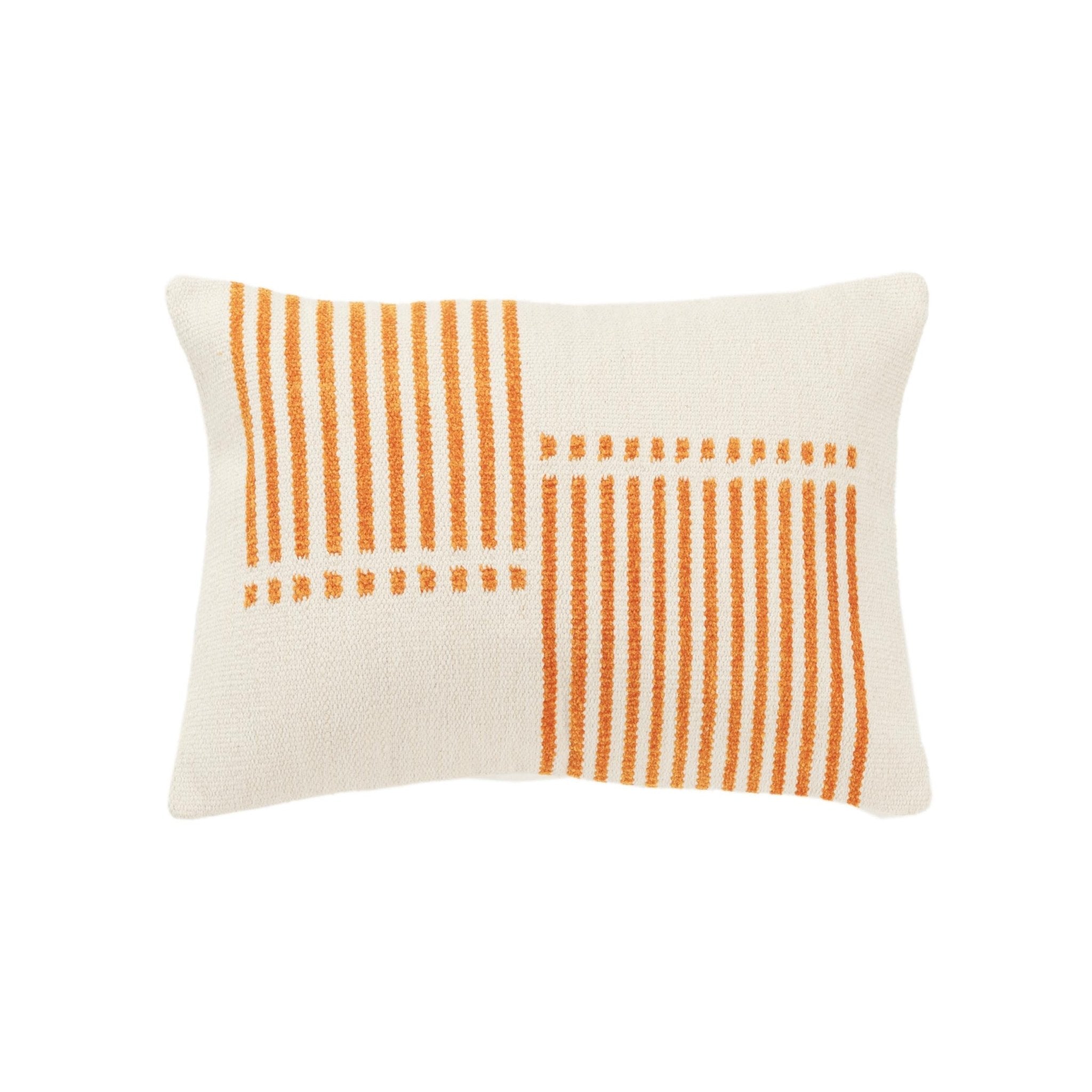 Woven Striped Decorative Throw Pillow - Lumbar Pillows