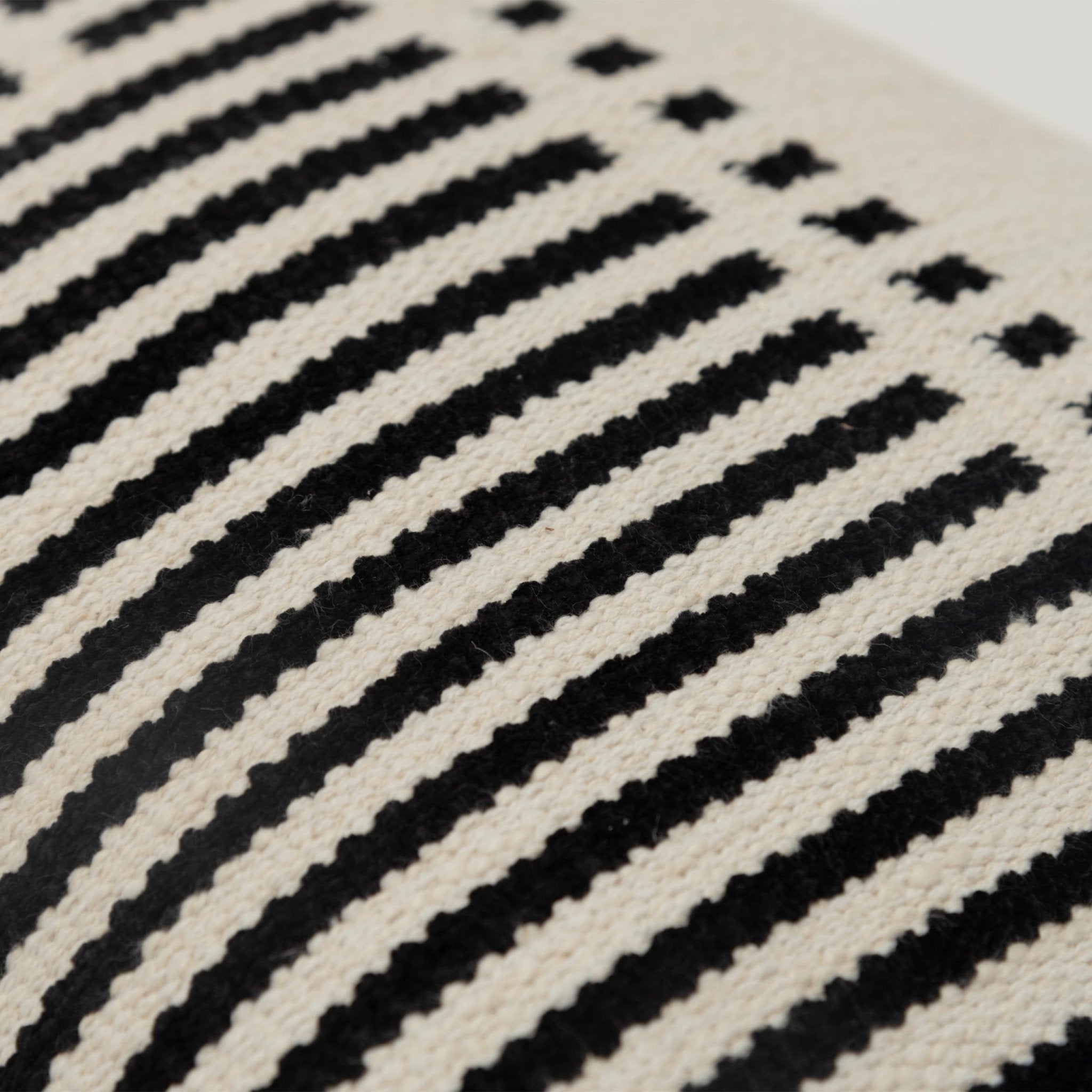 Woven Striped Decorative Throw Pillow - Lumbar Pillows