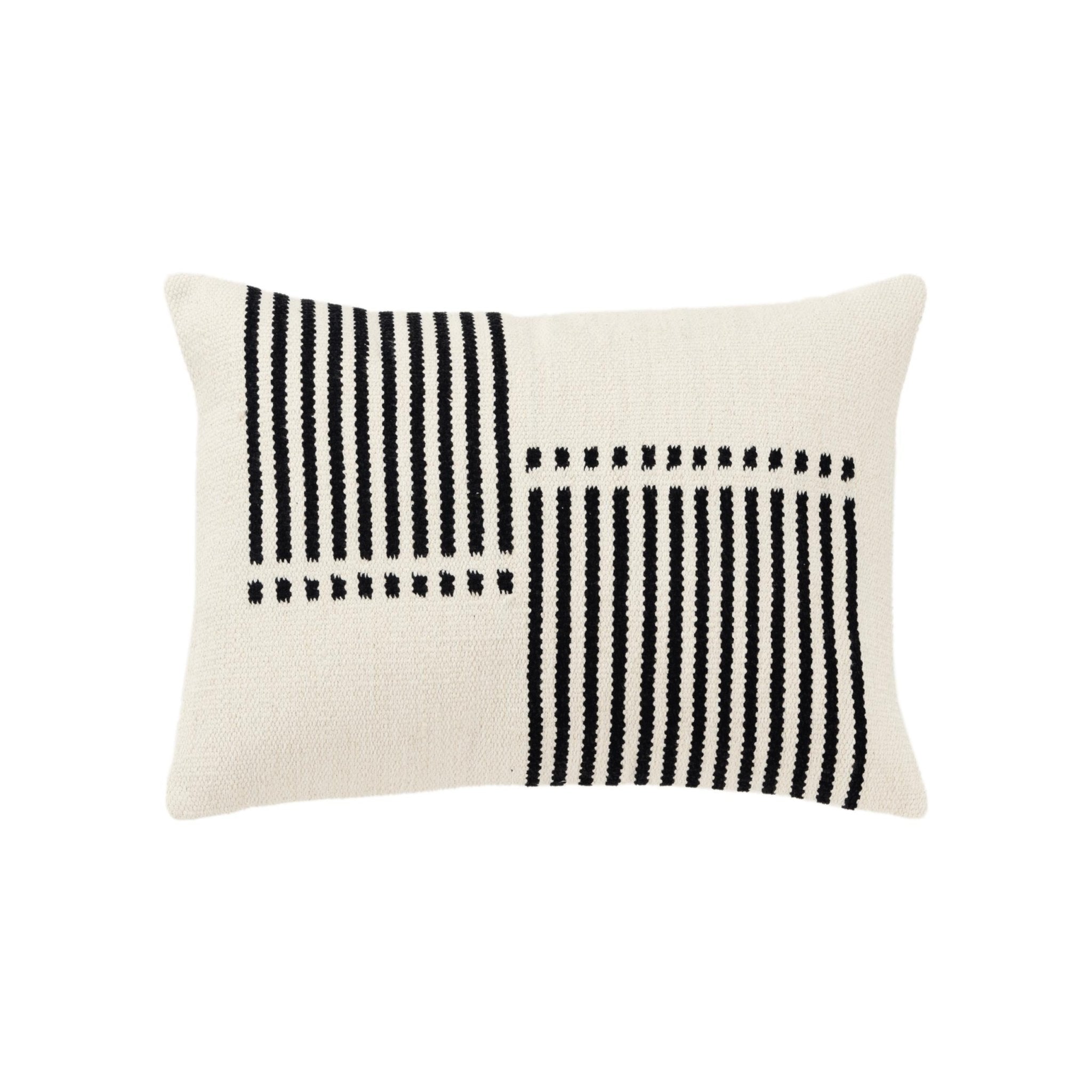 Woven Striped Decorative Throw Pillow - Lumbar Pillows