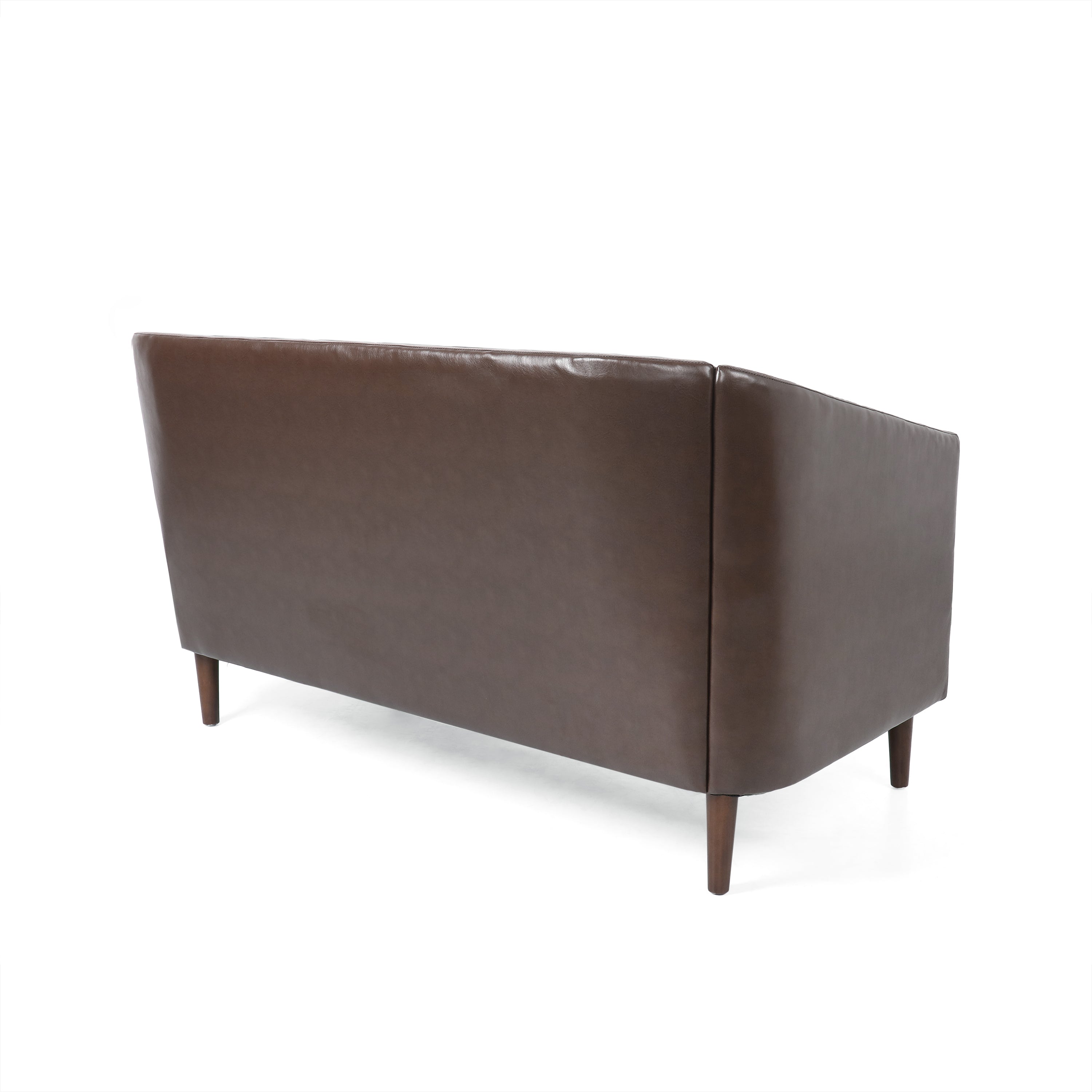Sophisticated Loveseat with Diamond-Stitched Detailing