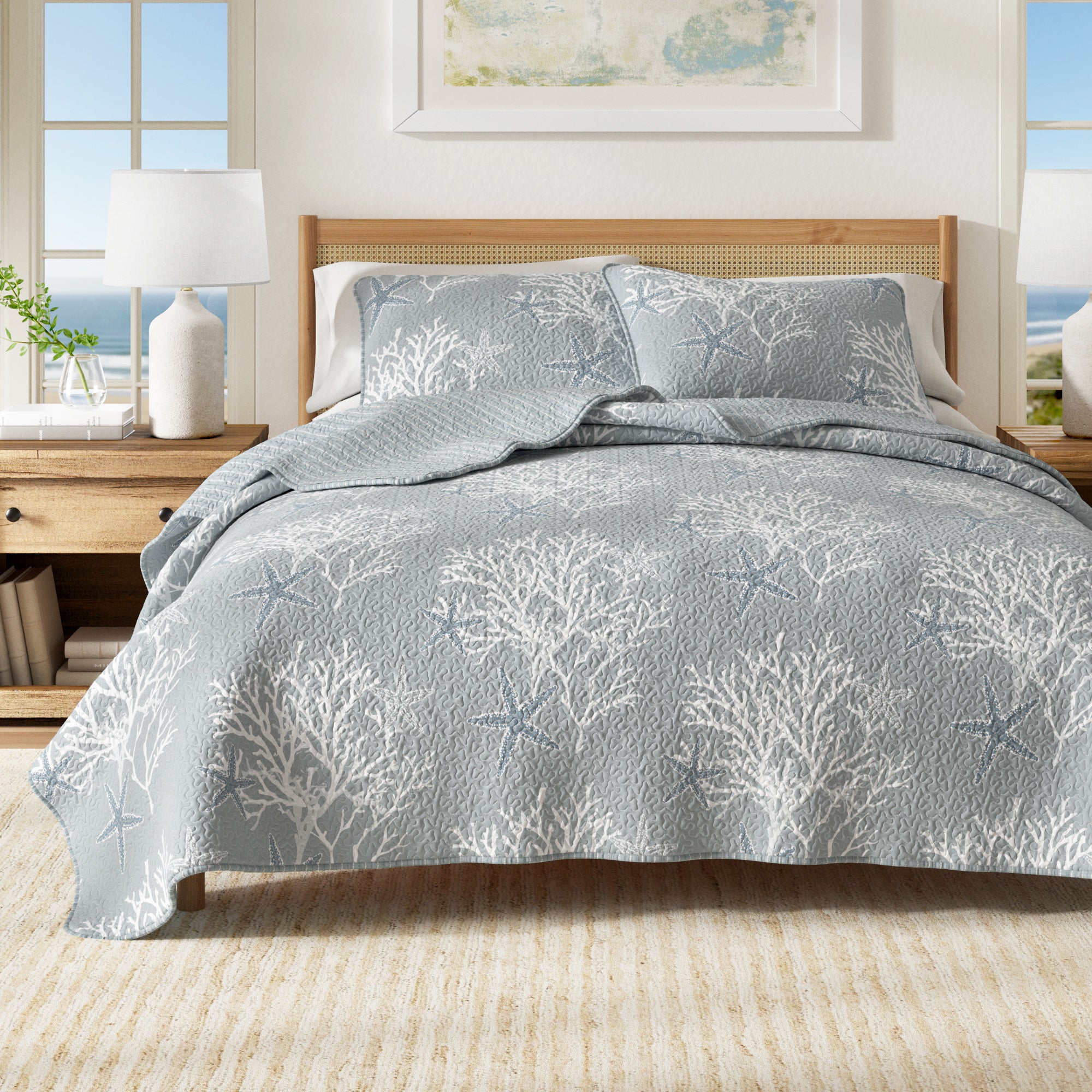 Coastal Quilt Set with Shams