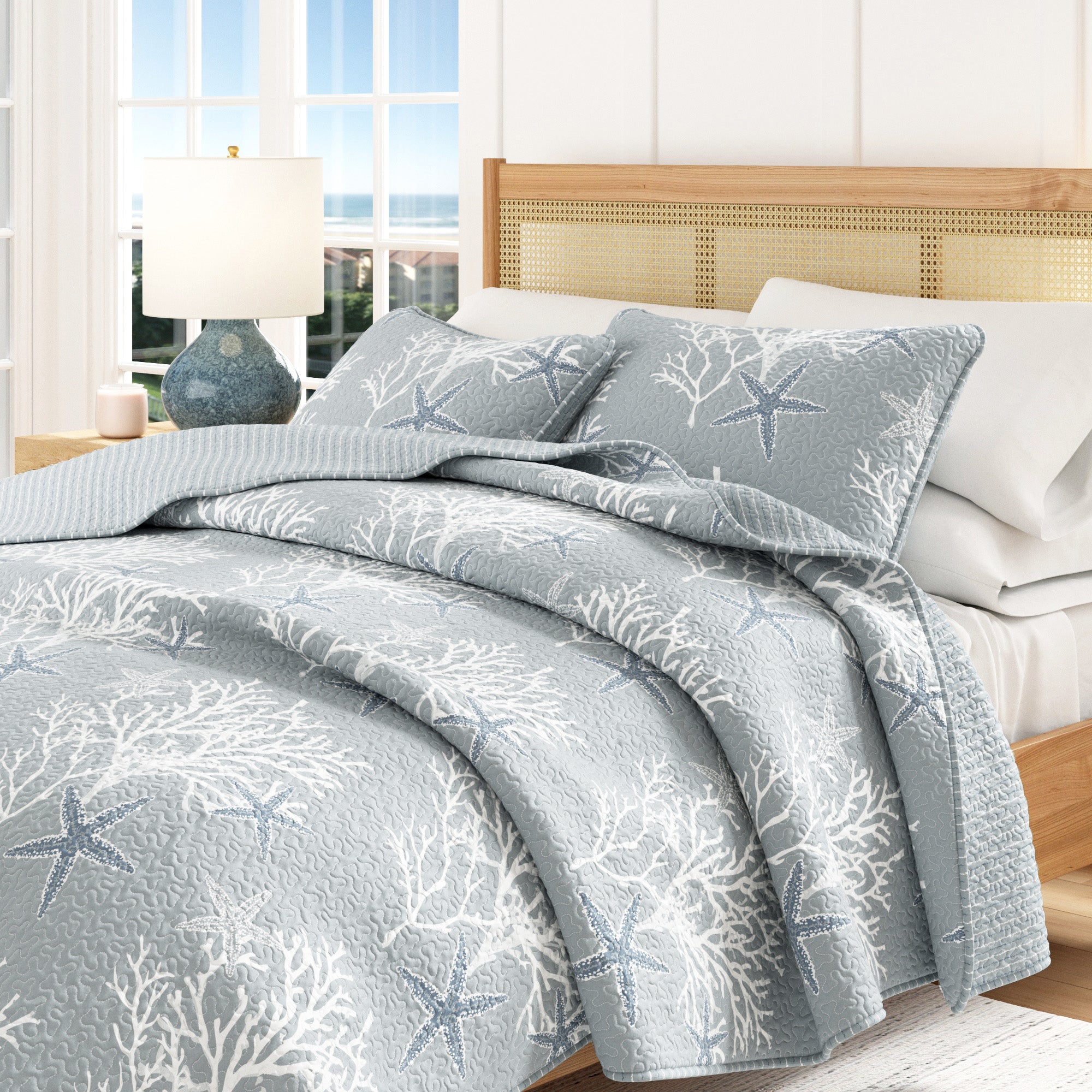 Coastal Quilt Set with Shams
