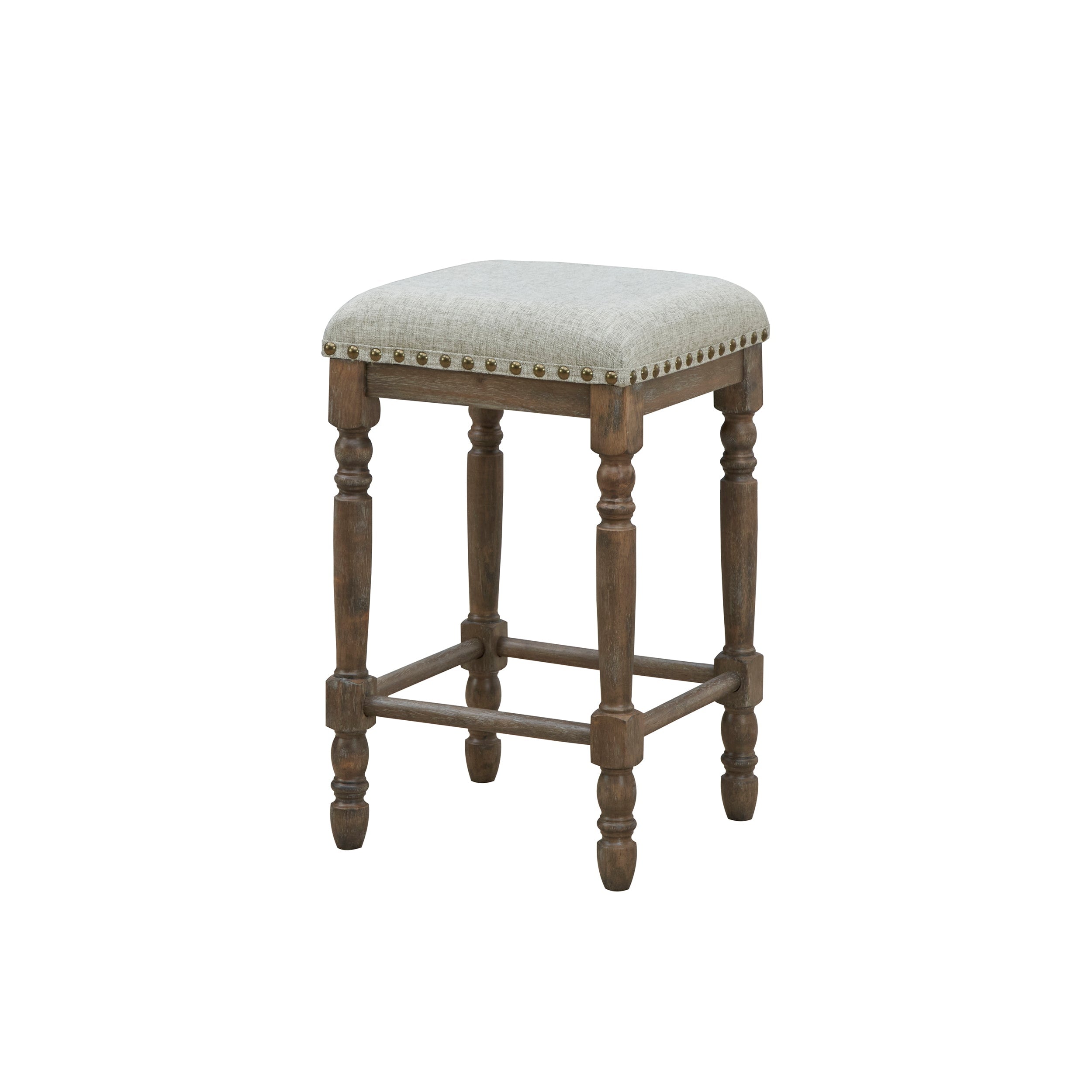 Set of Brittany Upholstered Stools
