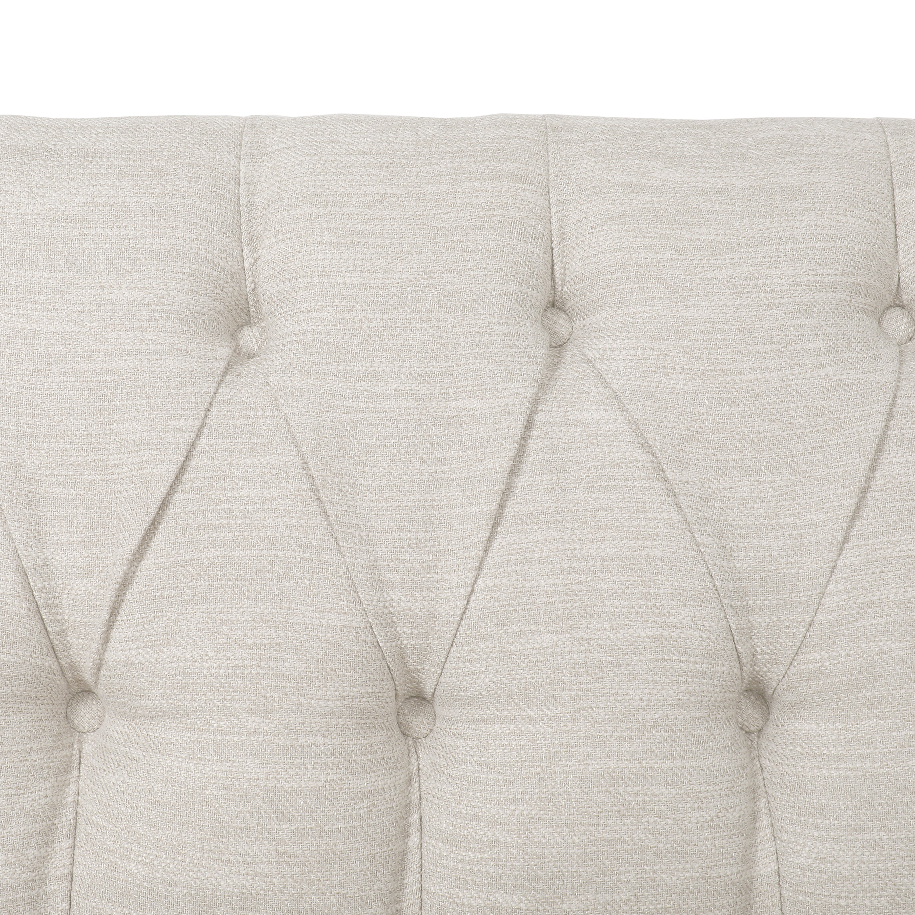Sophisticated Loveseat with Diamond-Stitched Detailing