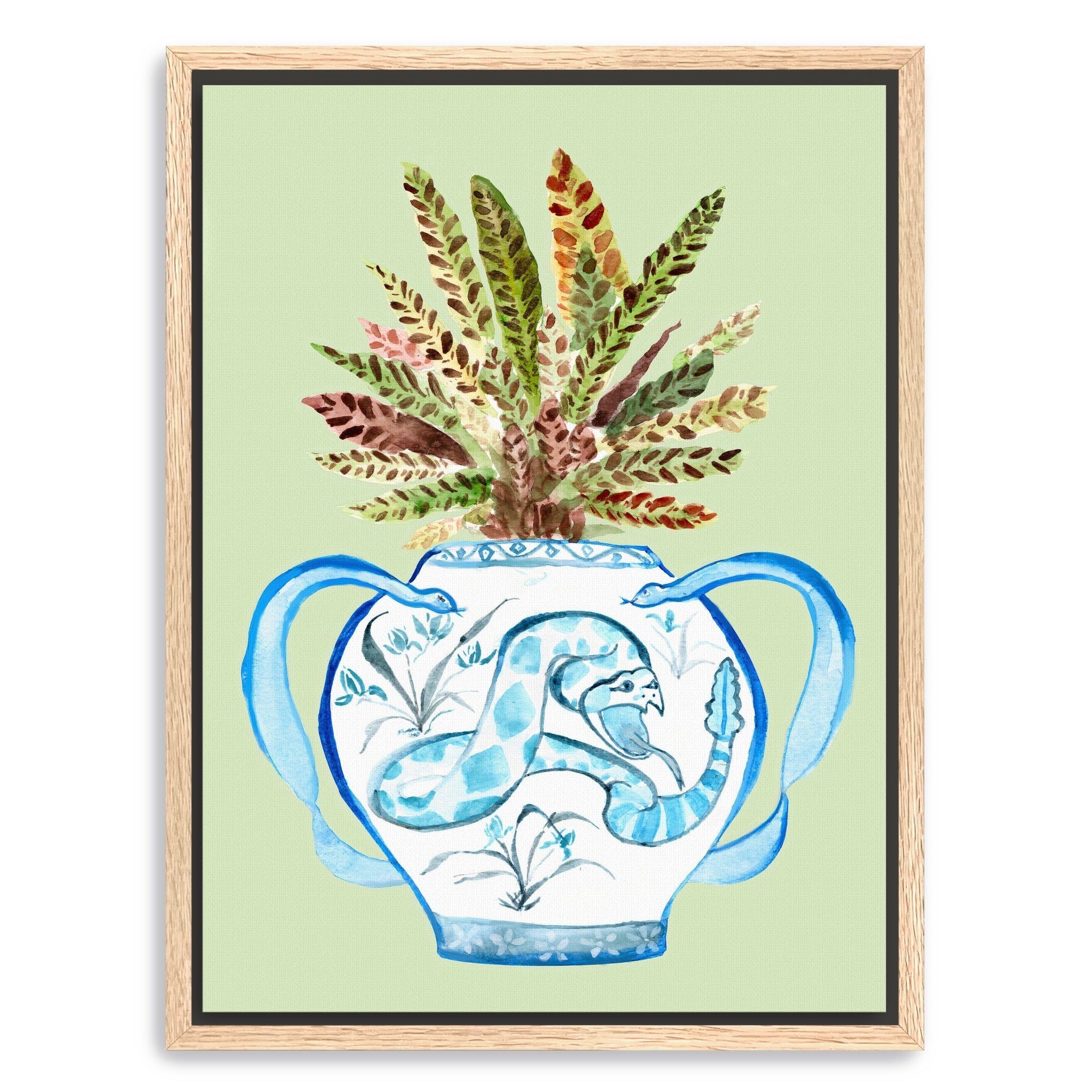 Year of the Snake Canvas Giclee - Canvas Wall Art