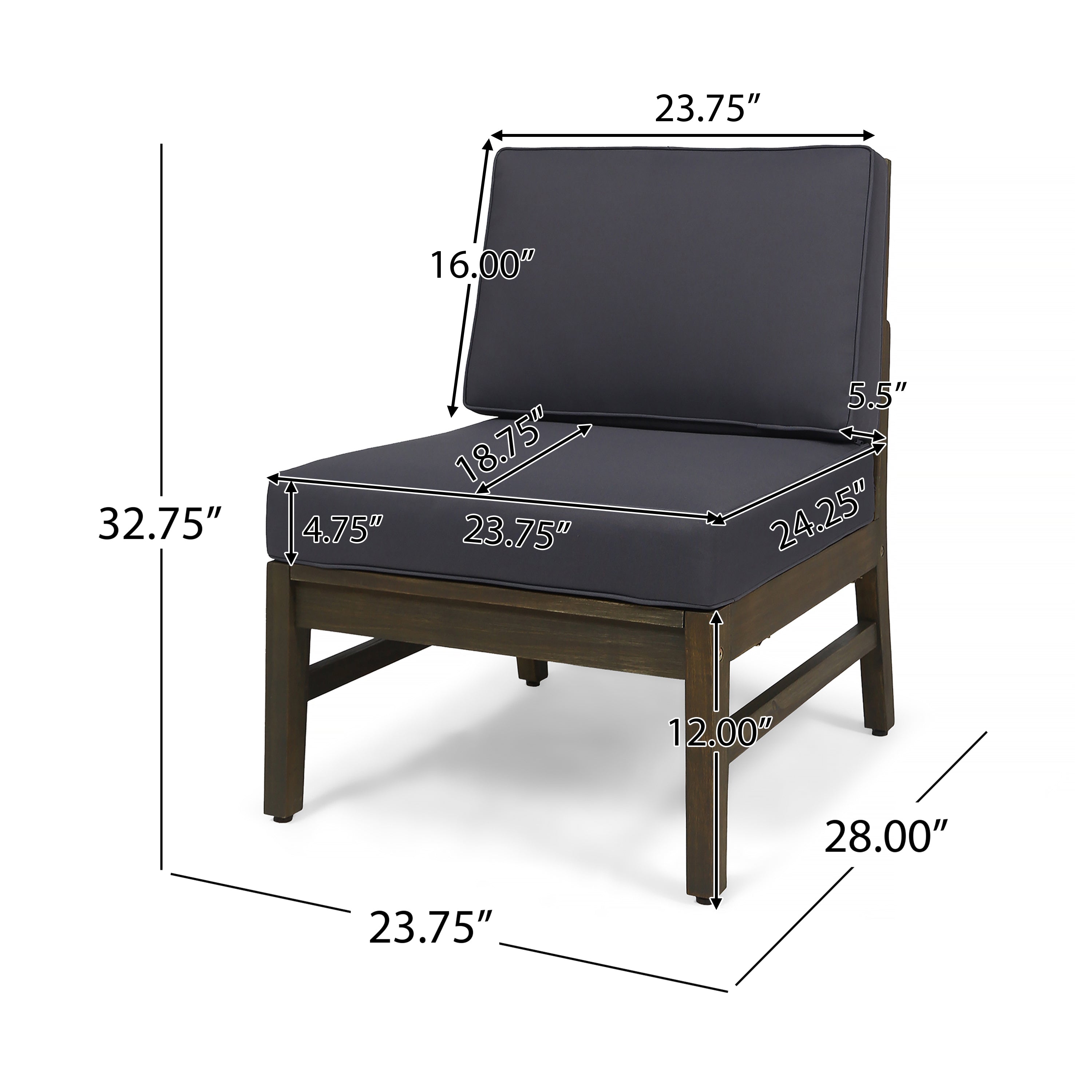 Perla Outdoor L-Shape Sectional Sofa