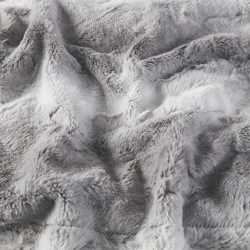 Zeona Oversized Faux Fur Throw, 60