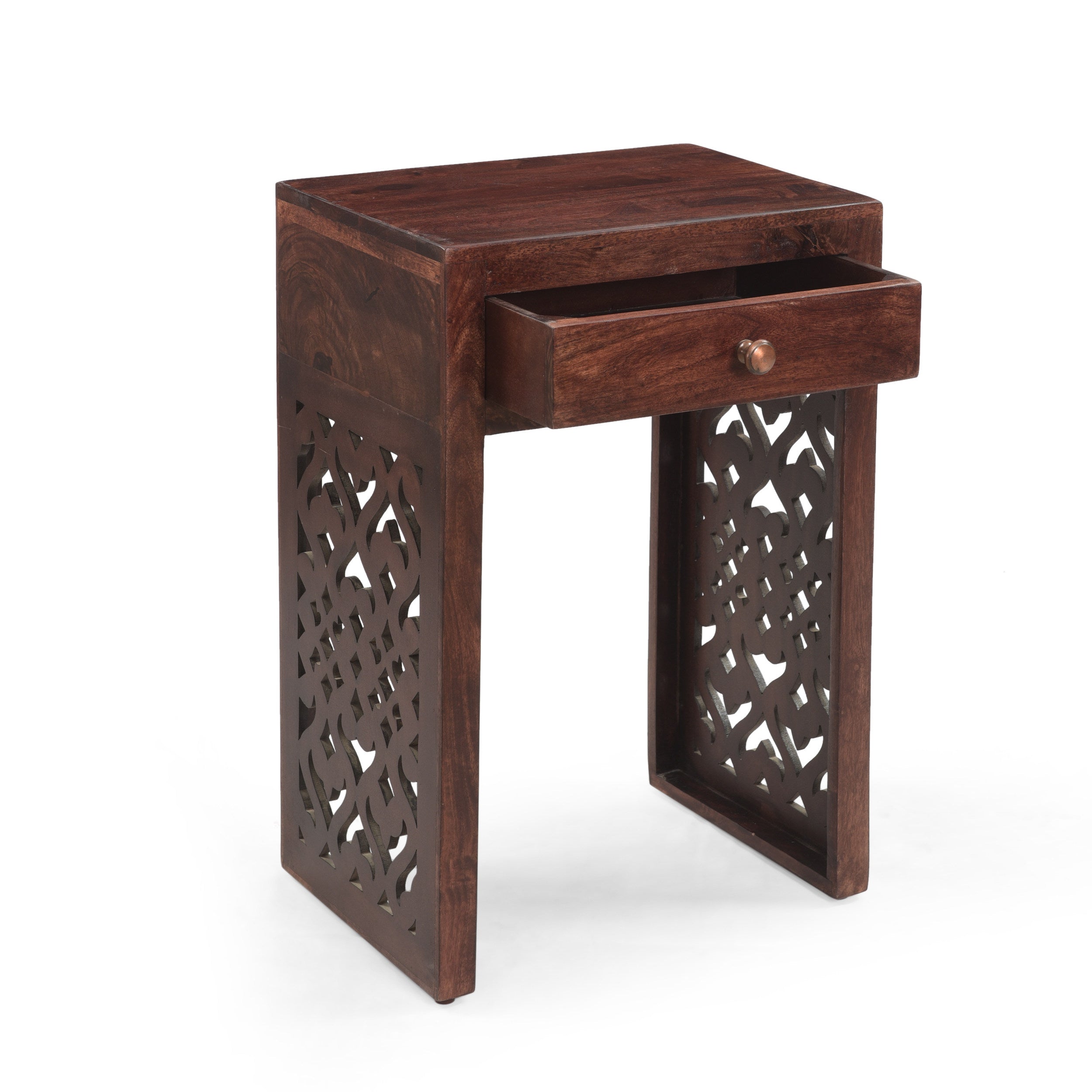 Pier 1 Carved Night Stand - Thumbnail 3