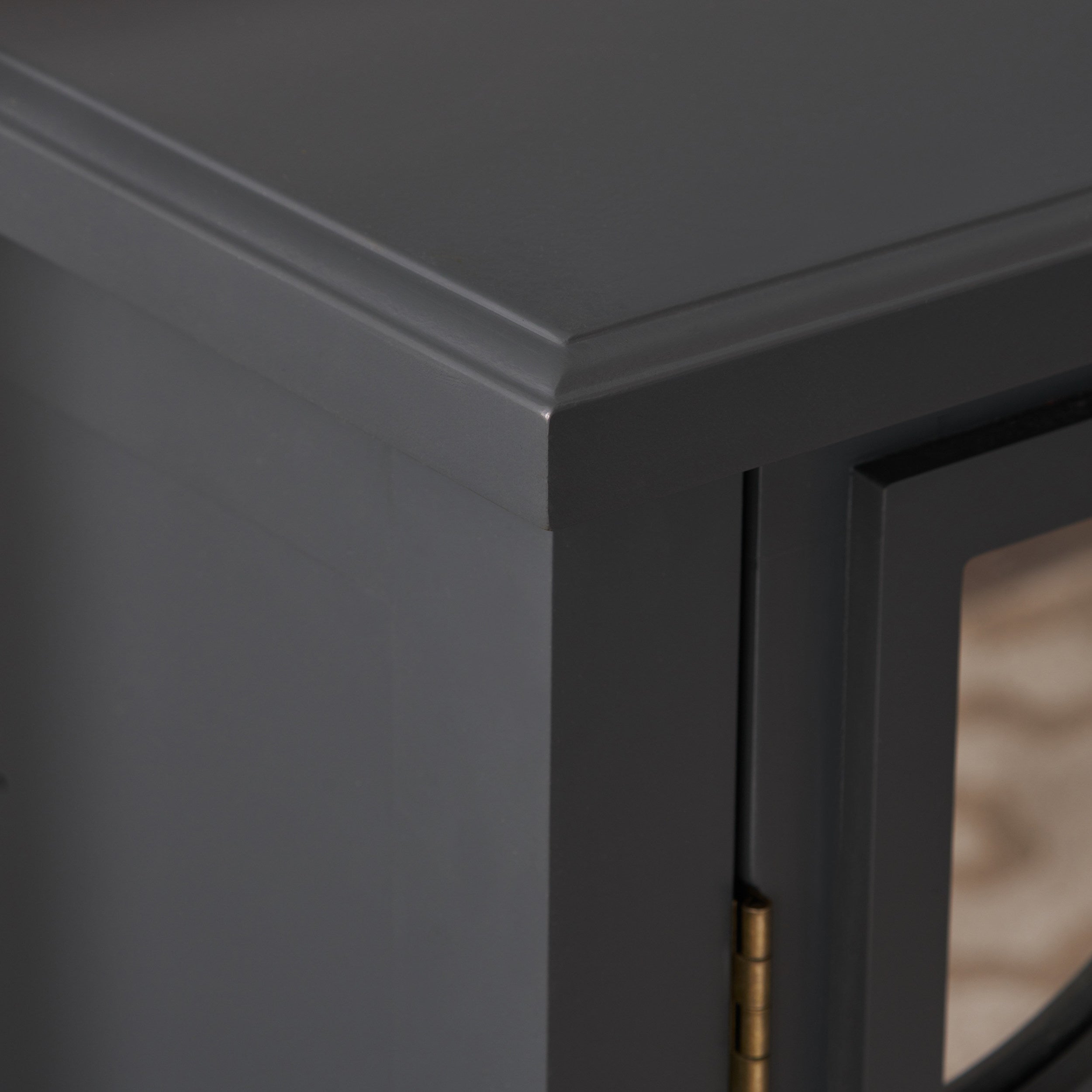Firwood Mirror Finished Double Door Cabinet