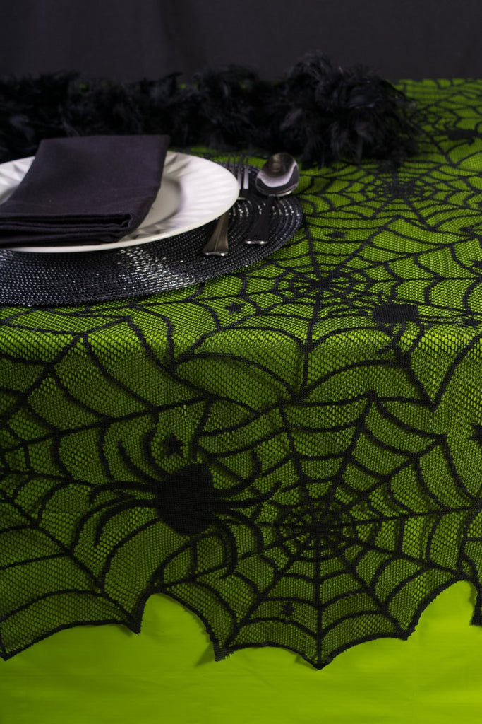 Halloween Lace Tablecloth 54x72