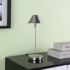 17.5" In Ryder Silver Nickel G-9 Led Table Lamp - Pier 1
