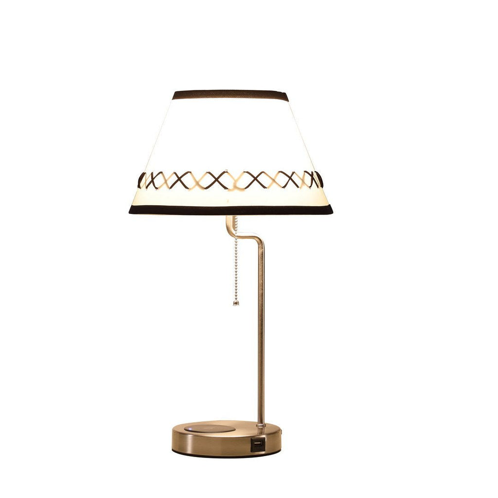 20-Inch Shelby Modern Craft Table Lamp w/ USB / Charging Station - Pier 1