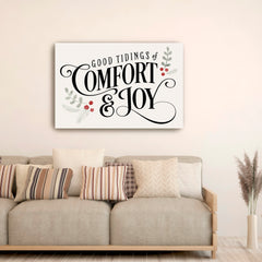 Merry Sentiment I Canvas Giclee