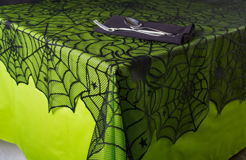 Halloween Lace Tablecloth 54x72