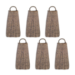7" Woven Willow Wall Basket (Set of 6) - Pier 1