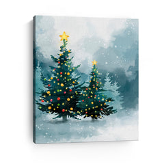 Christmas Tree XII Canvas Giclee