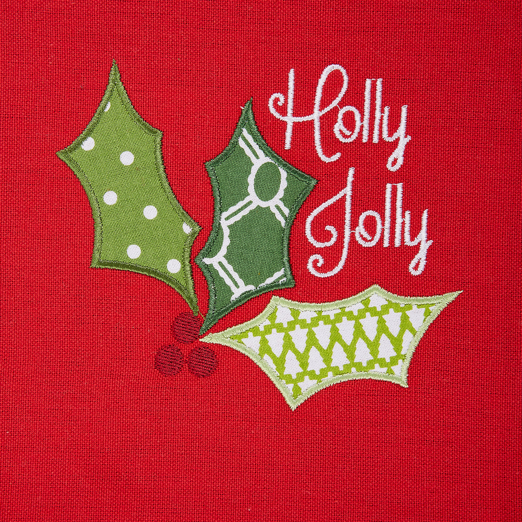 Jingle For Joy Embellished Dishtowels, Set 2