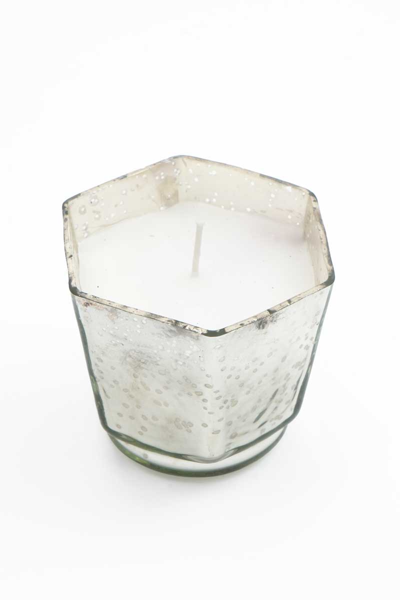 7oz Mercury Glass Votive (set of 2) - Candles